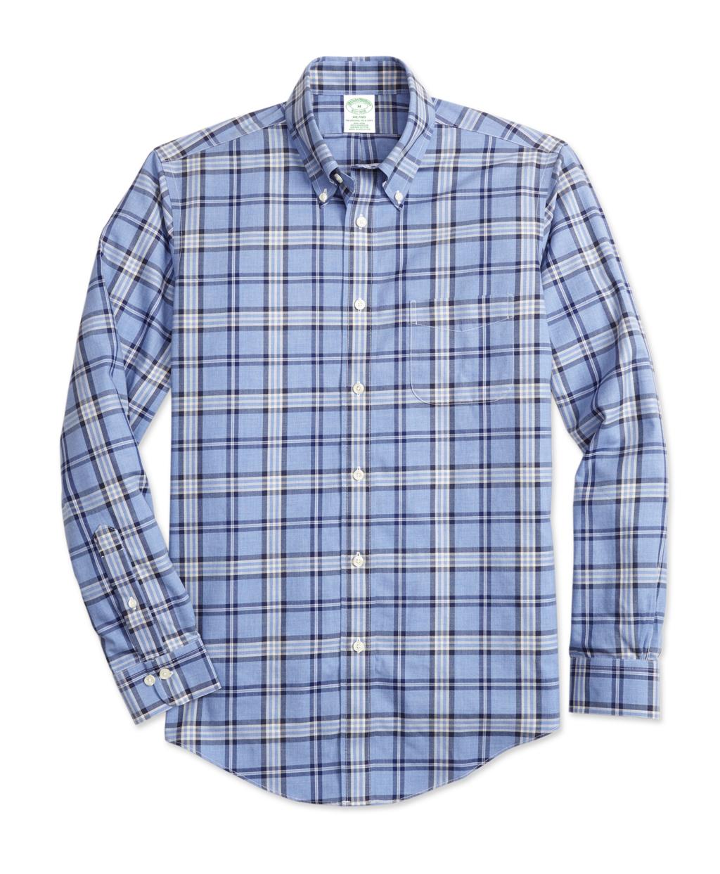 Lyst - Brooks Brothers Non-iron Milano Fit Brooks Bothers Signature ...