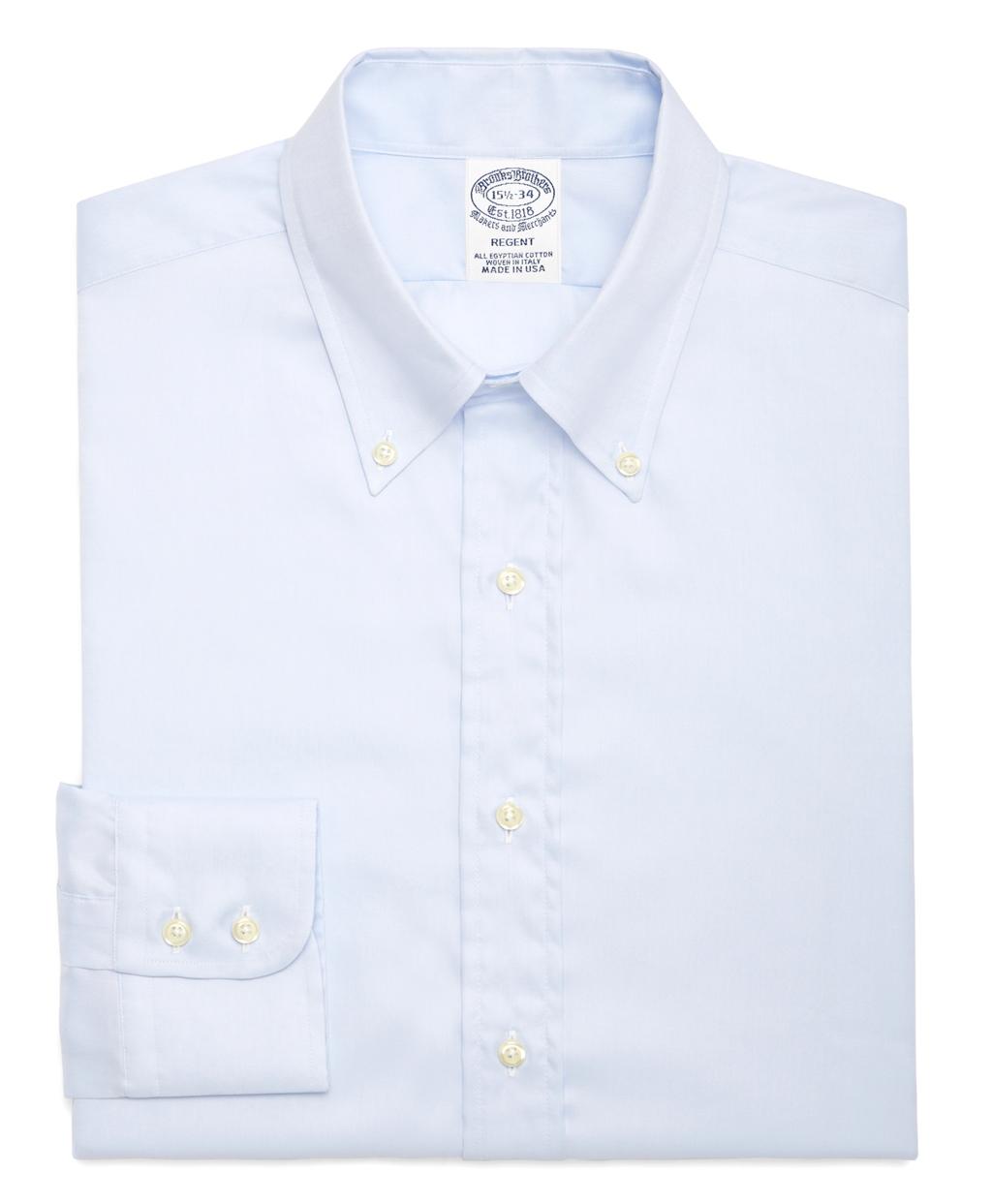 Lyst - Brooks Brothers Regent Fit Button-down Collar Dress Shirt in ...