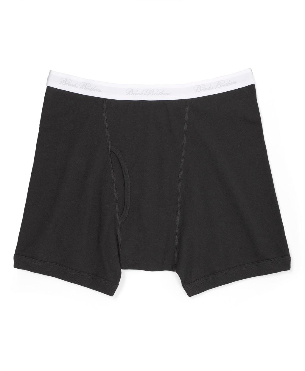 Brooks brothers Supima® Cotton Boxer Briefs in Black for Men | Lyst