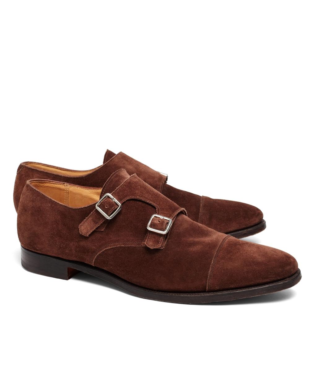 Brooks brothers Peal & Co.® Double Monk Straps in Brown for Men | Lyst