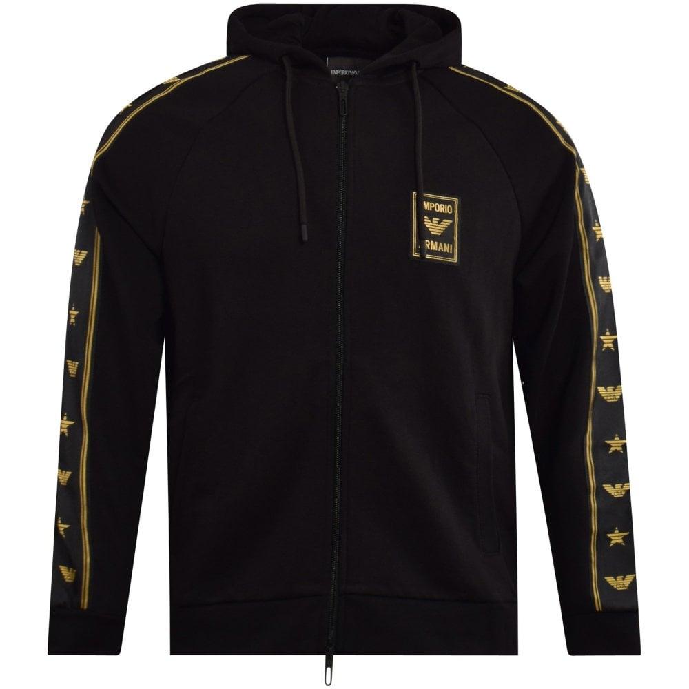 armani zip hoodie