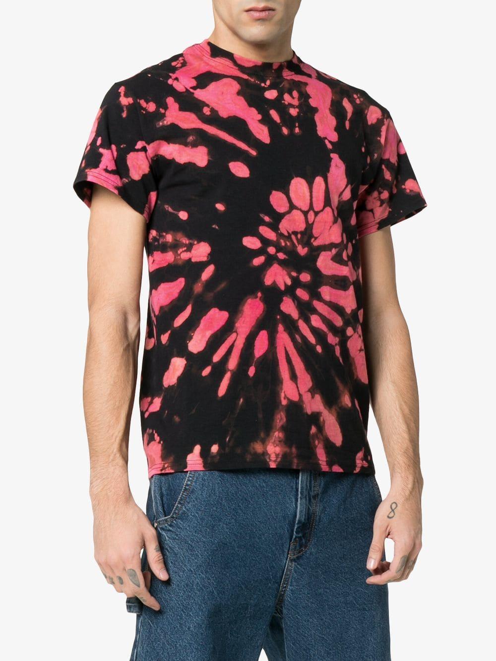 Stain Shade Tie Dye Cotton T Shirt in Black for Men - Lyst