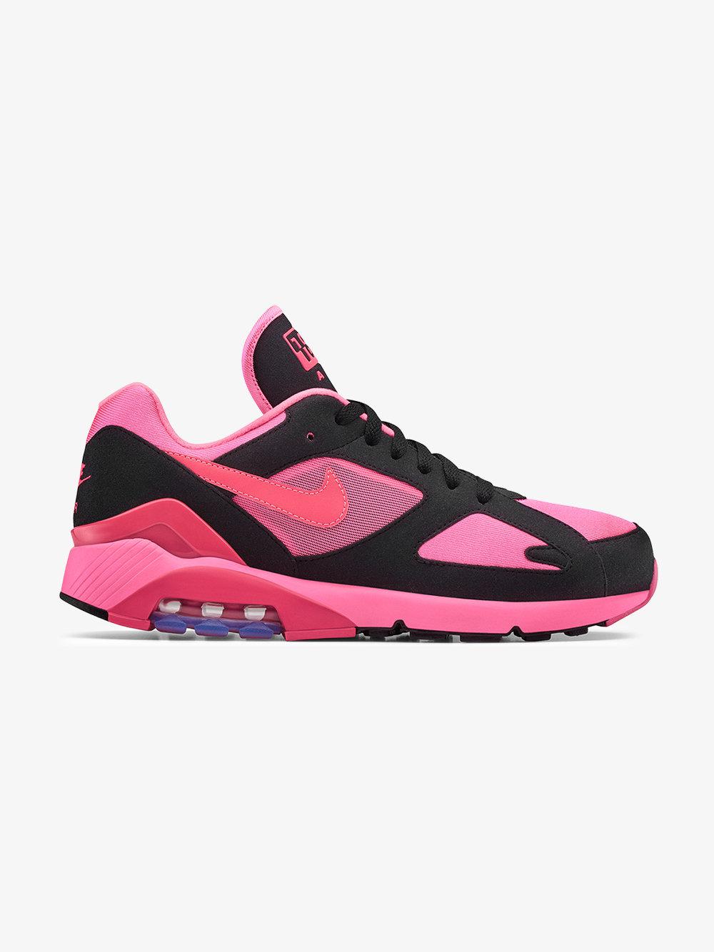 comme des gar nike air max ons x 180 nero e scarpe rosa in comme des gar nike air max ons x 180 nero e scarpe rosa in