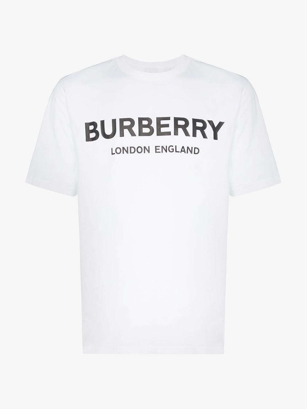 burberry men's logo shirt