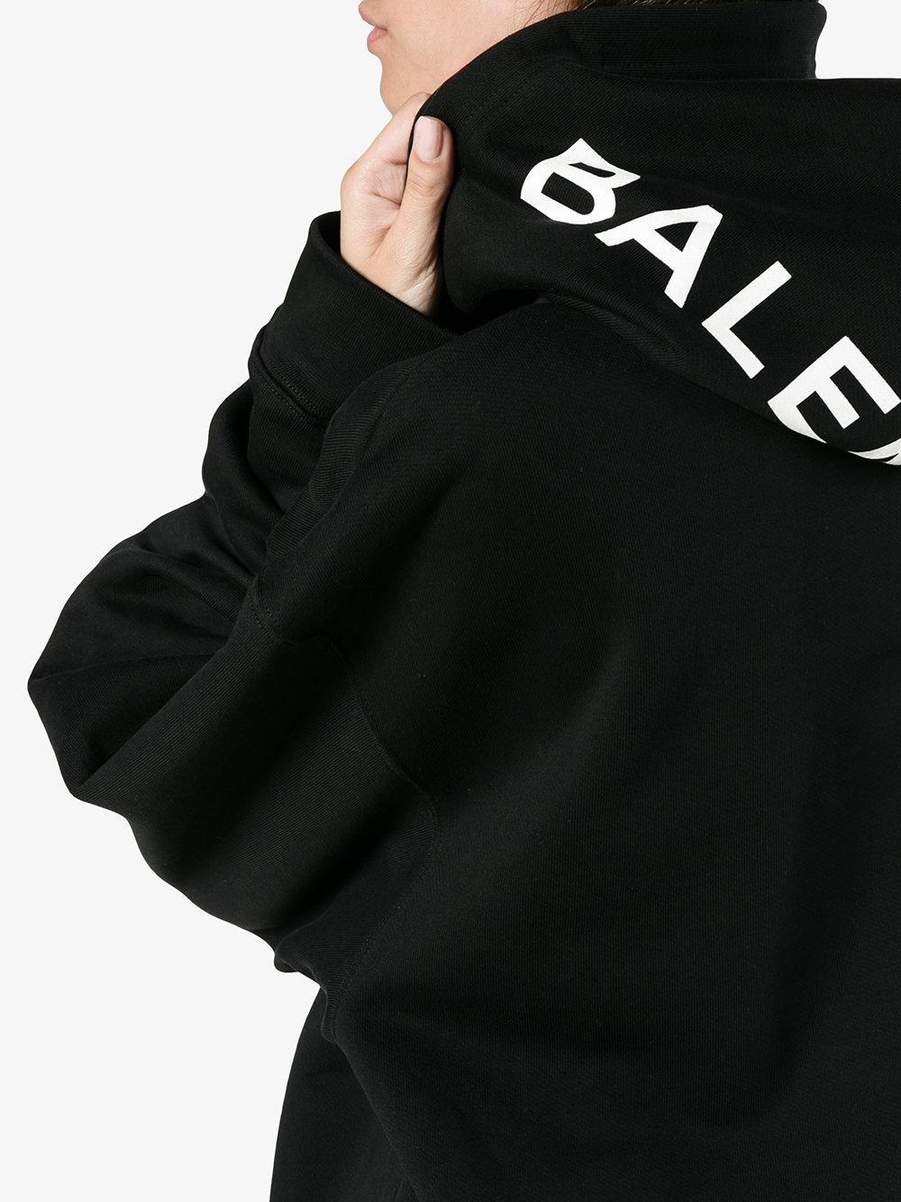 balenciaga hoodie back logo