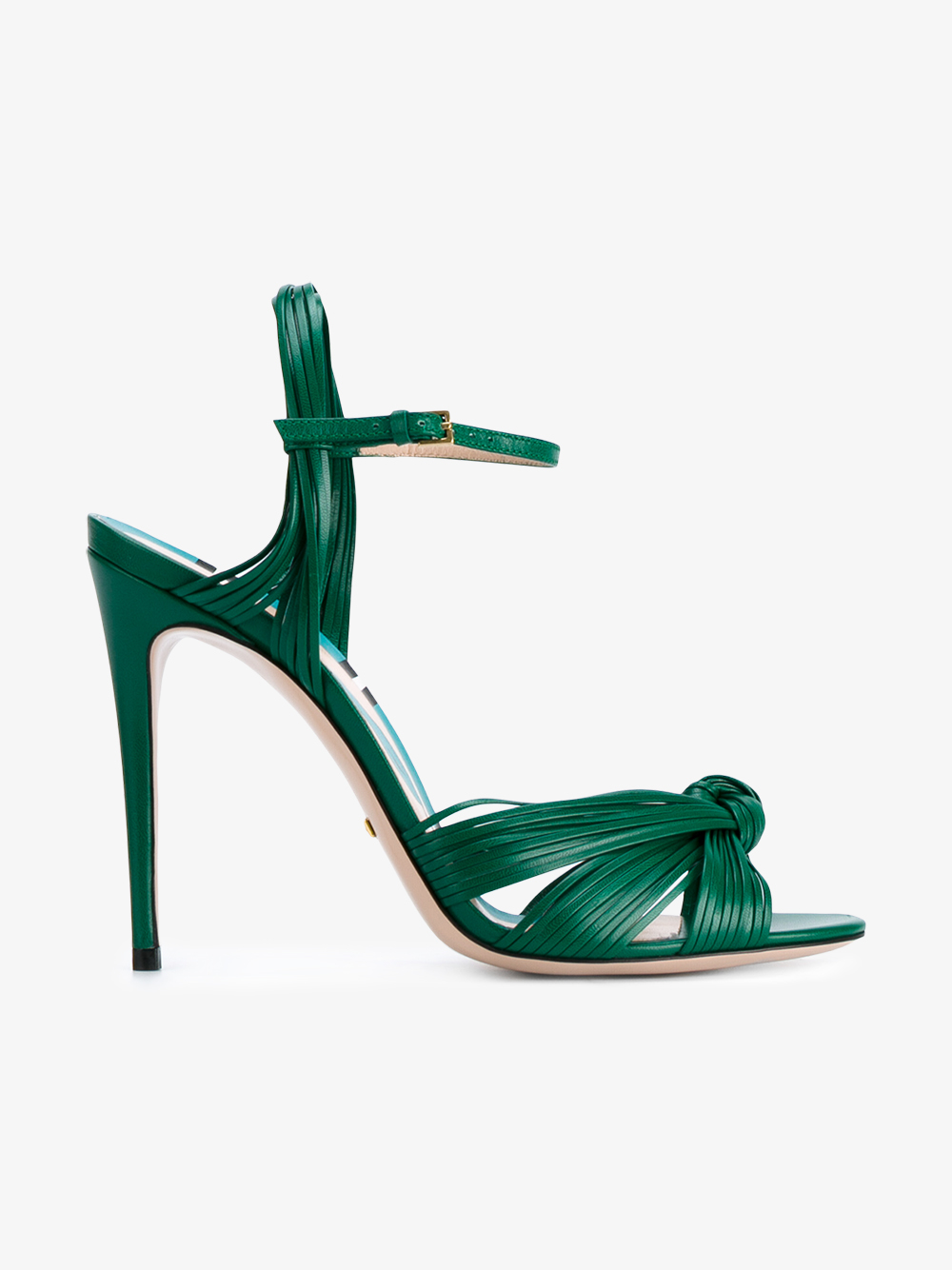 Lyst - Gucci Strappy Sandals in Green