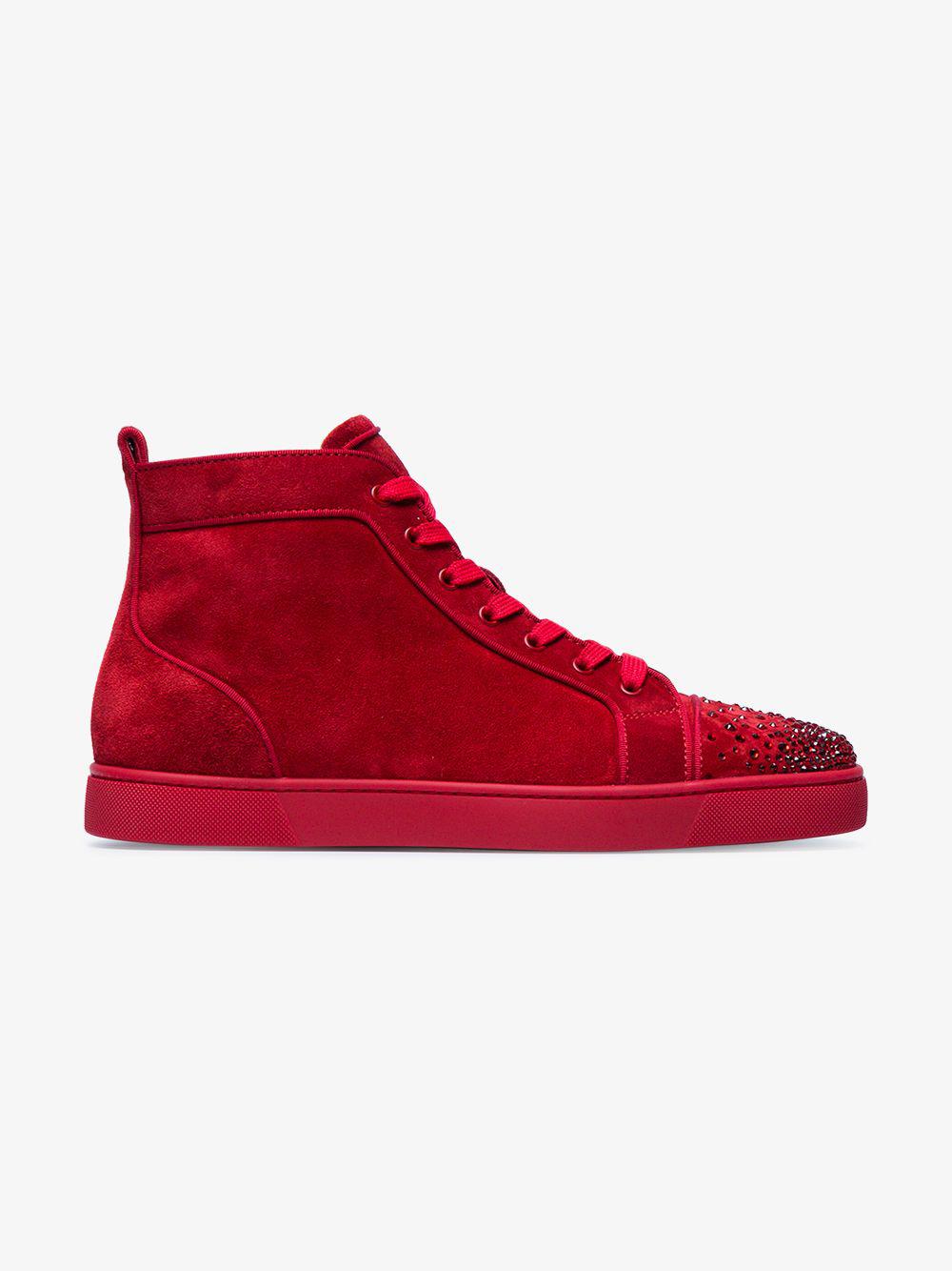 red louboutin sneakers mens