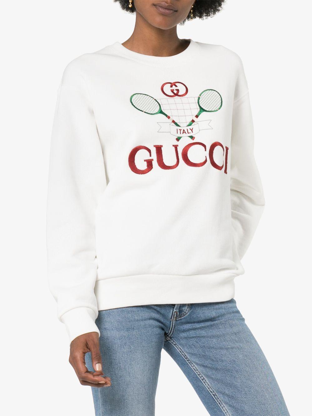 gucci tennis sweatshirt dupe