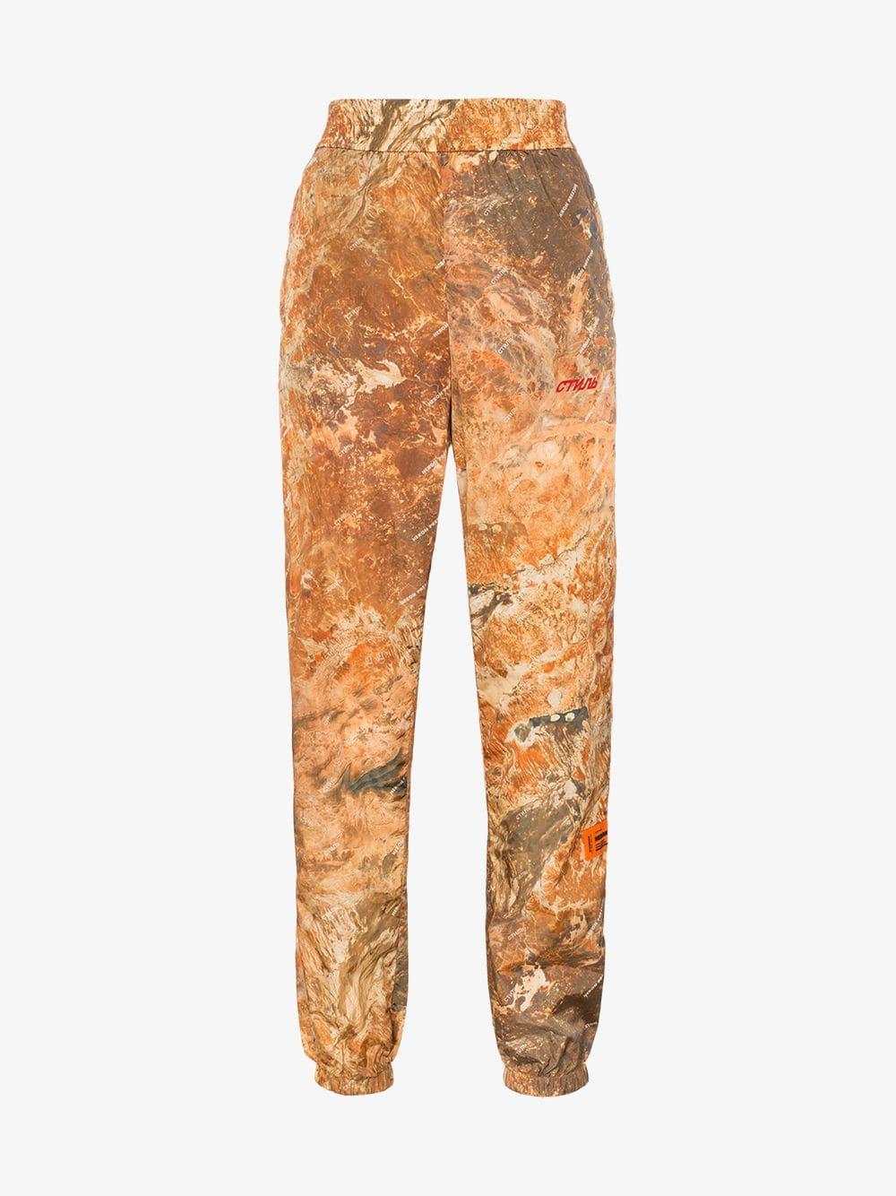 high waisted camo joggers