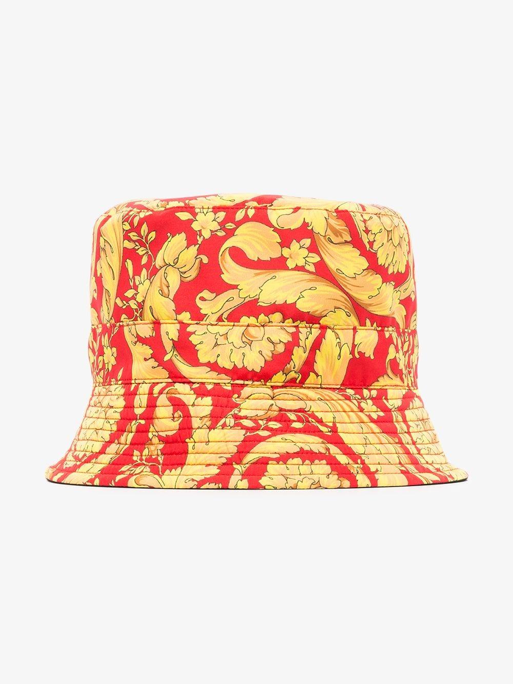 Versace Baroque Print Bucket Hat in Red for Men Save 6 Lyst