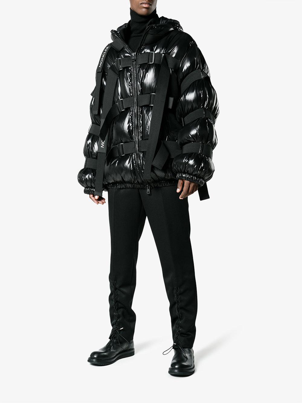 moncler coat with straps moncler coat with straps