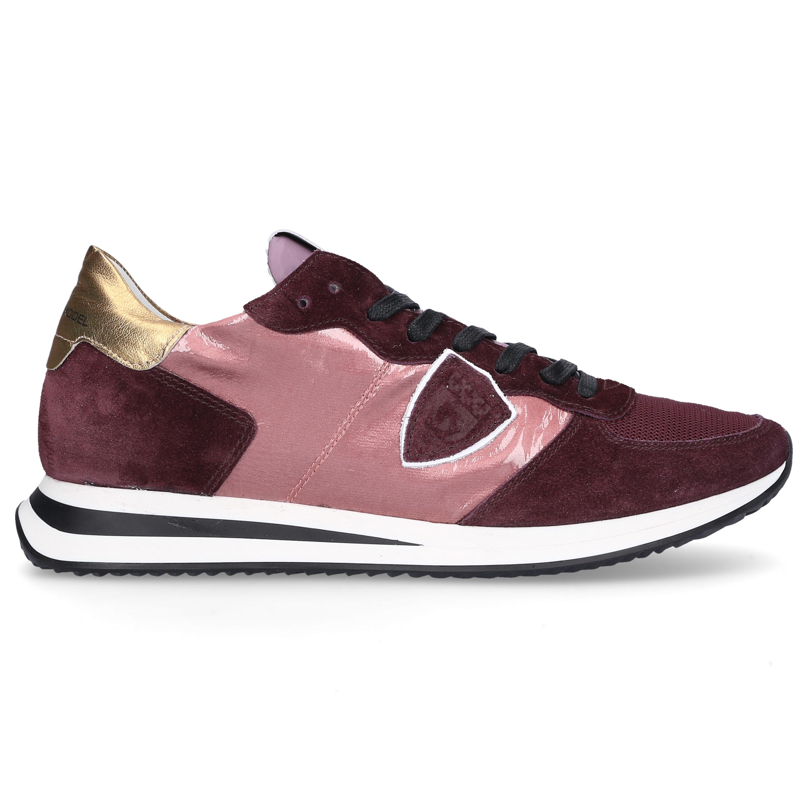 Philippe Model Suede Low-top Sneakers Trpx in Red - Lyst