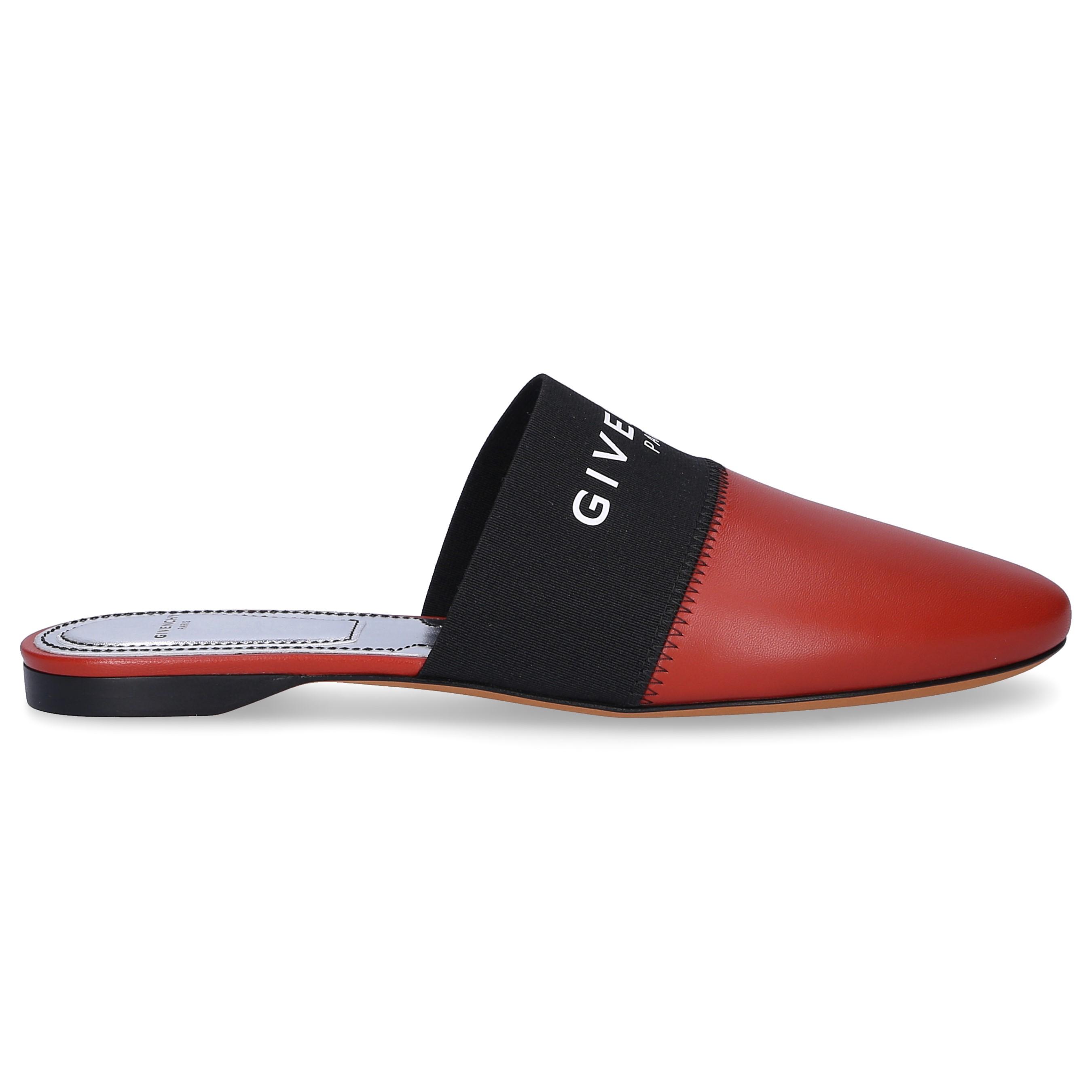 Givenchy Slip On Shoes Paris Nappa Leather Logo Red in