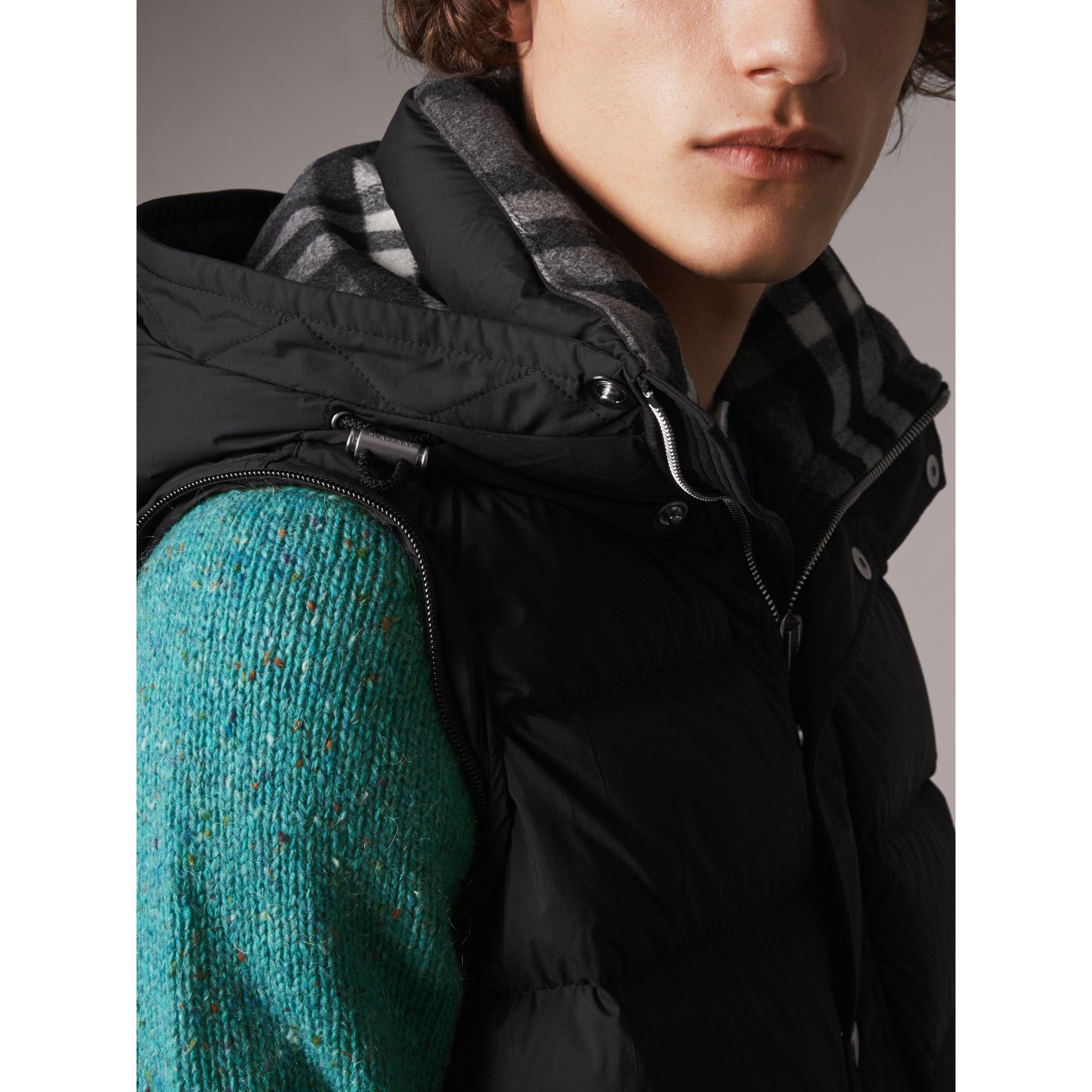 Burberry Detachablesleeve Downfilled Puffer Jacket in Black for Men