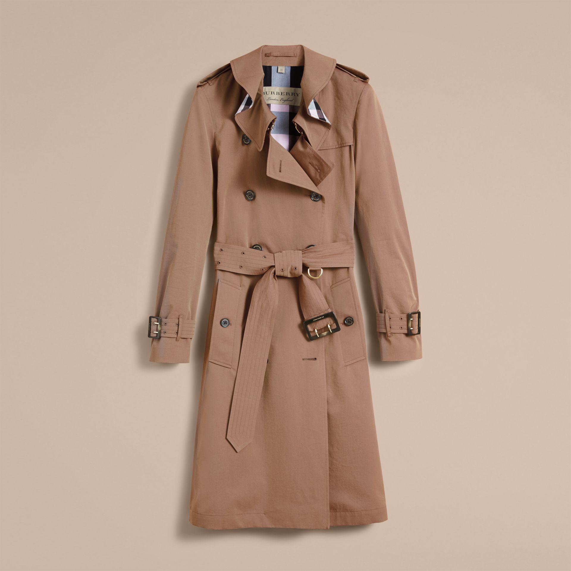 Burberry ruffle trench coat online