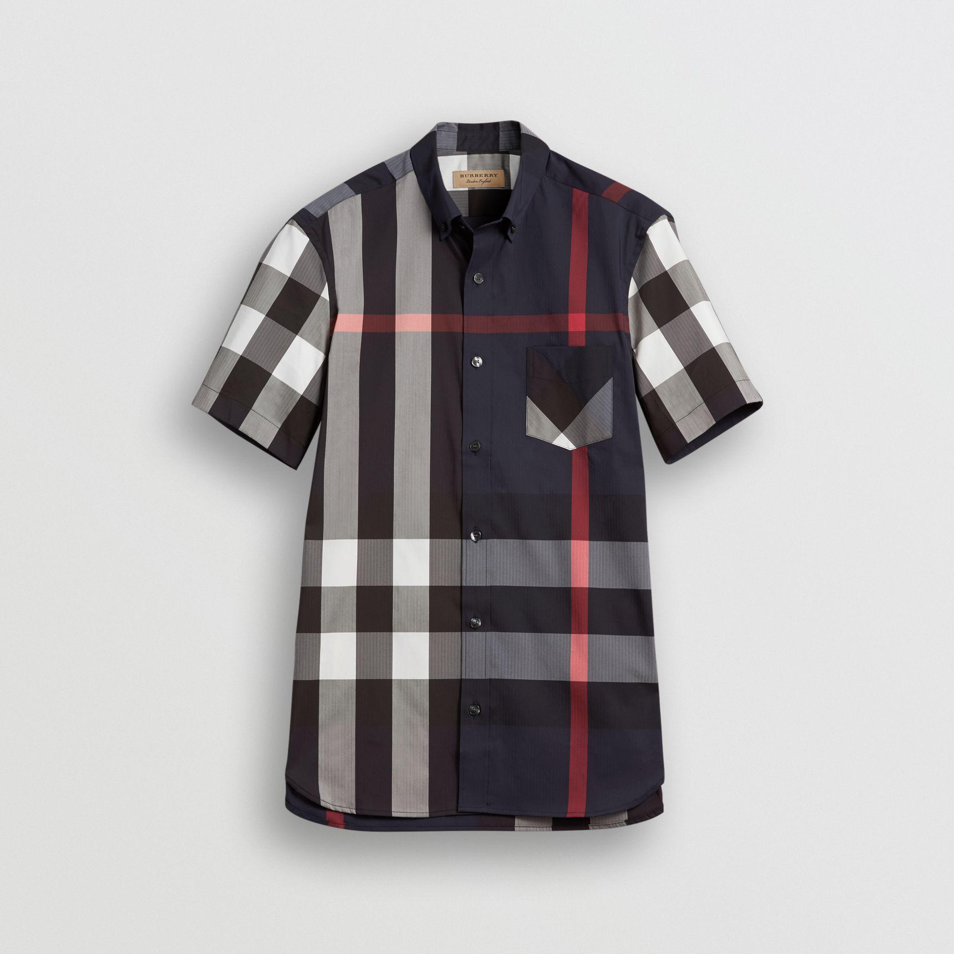 mens short sleeve burberry shirts