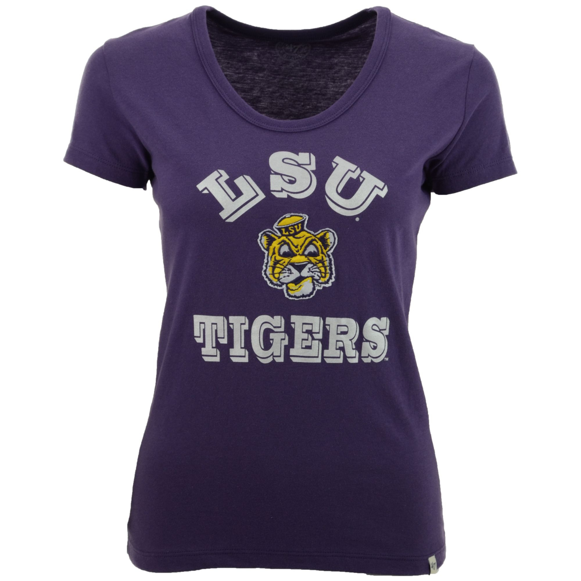 47 Brand Women'S Lsu Tigers Fieldhouse T-Shirt in Purple | Lyst