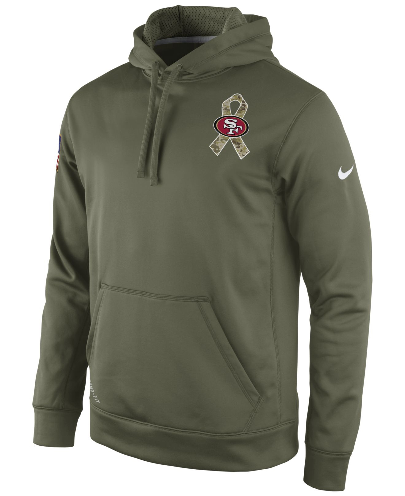 Nike Men'S San Francisco 49Ers Salute To Service Ko Hoodie in Green for ...