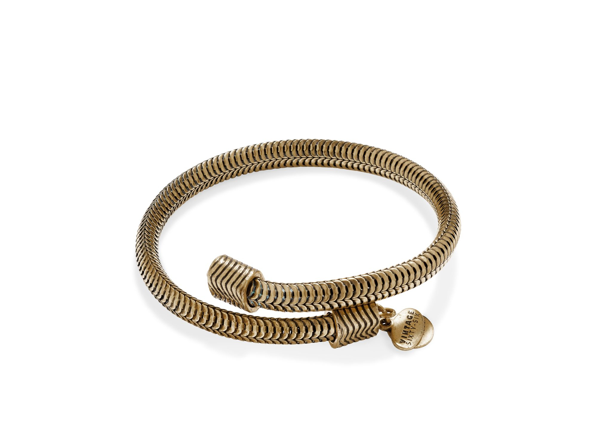 Alex and ani Vintage 66 Drift Wrap Bracelet in Gold (Rafaelian Gold) Lyst