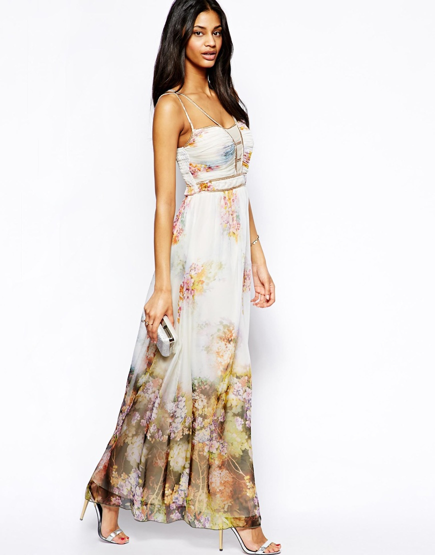 floral maxi dress canada