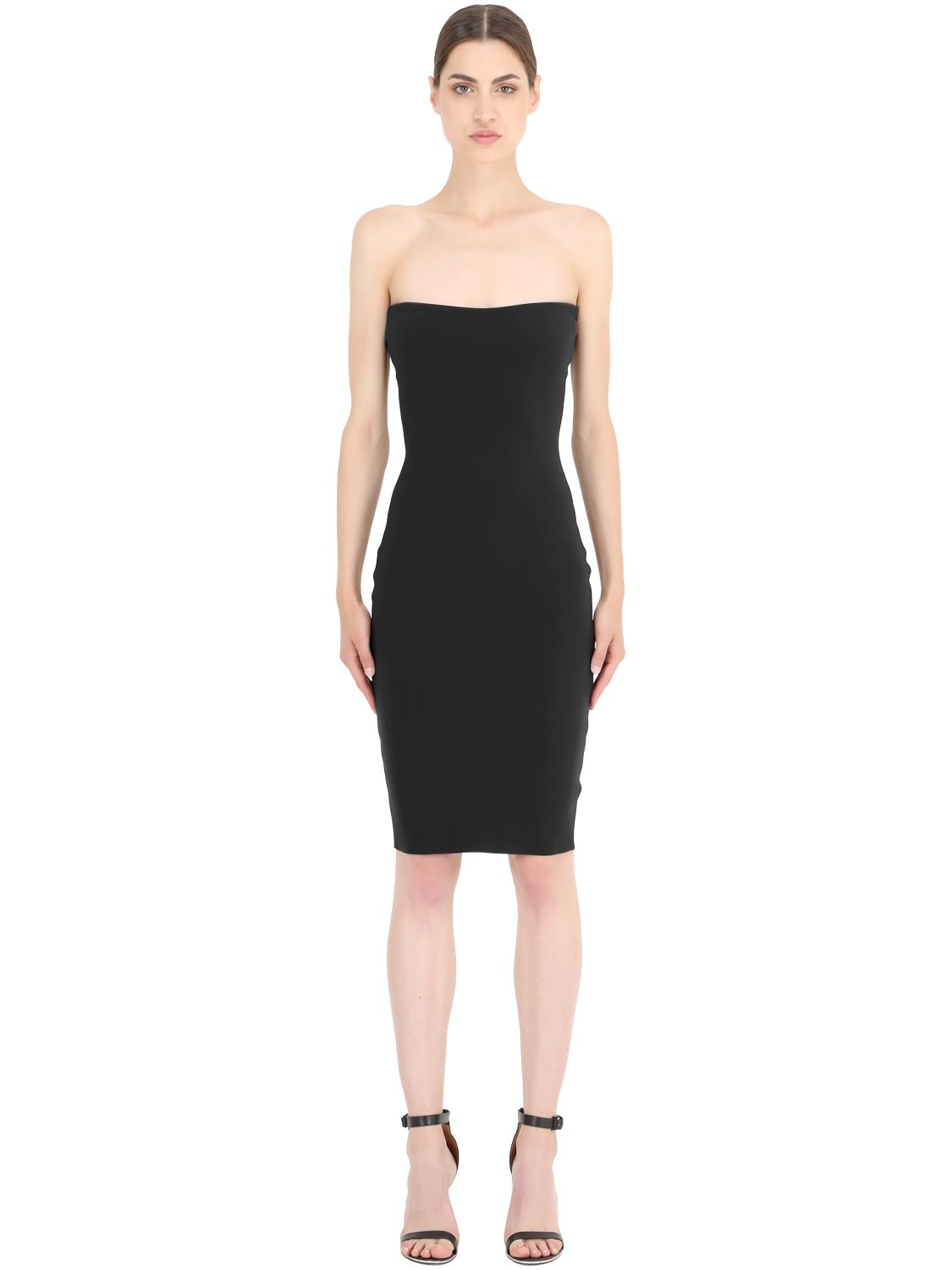 Christies Strapless Microfiber Shapewear Dress in Black Lyst