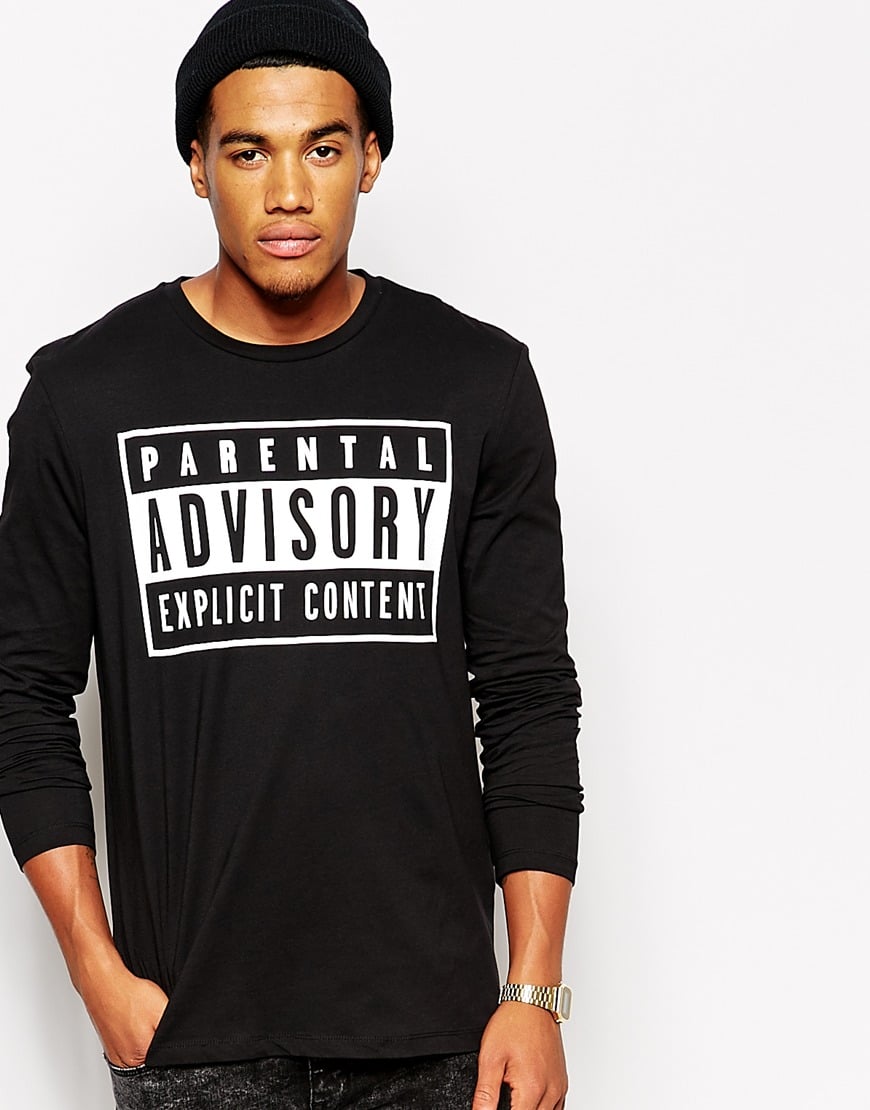 parental advisory long sleeve shirt