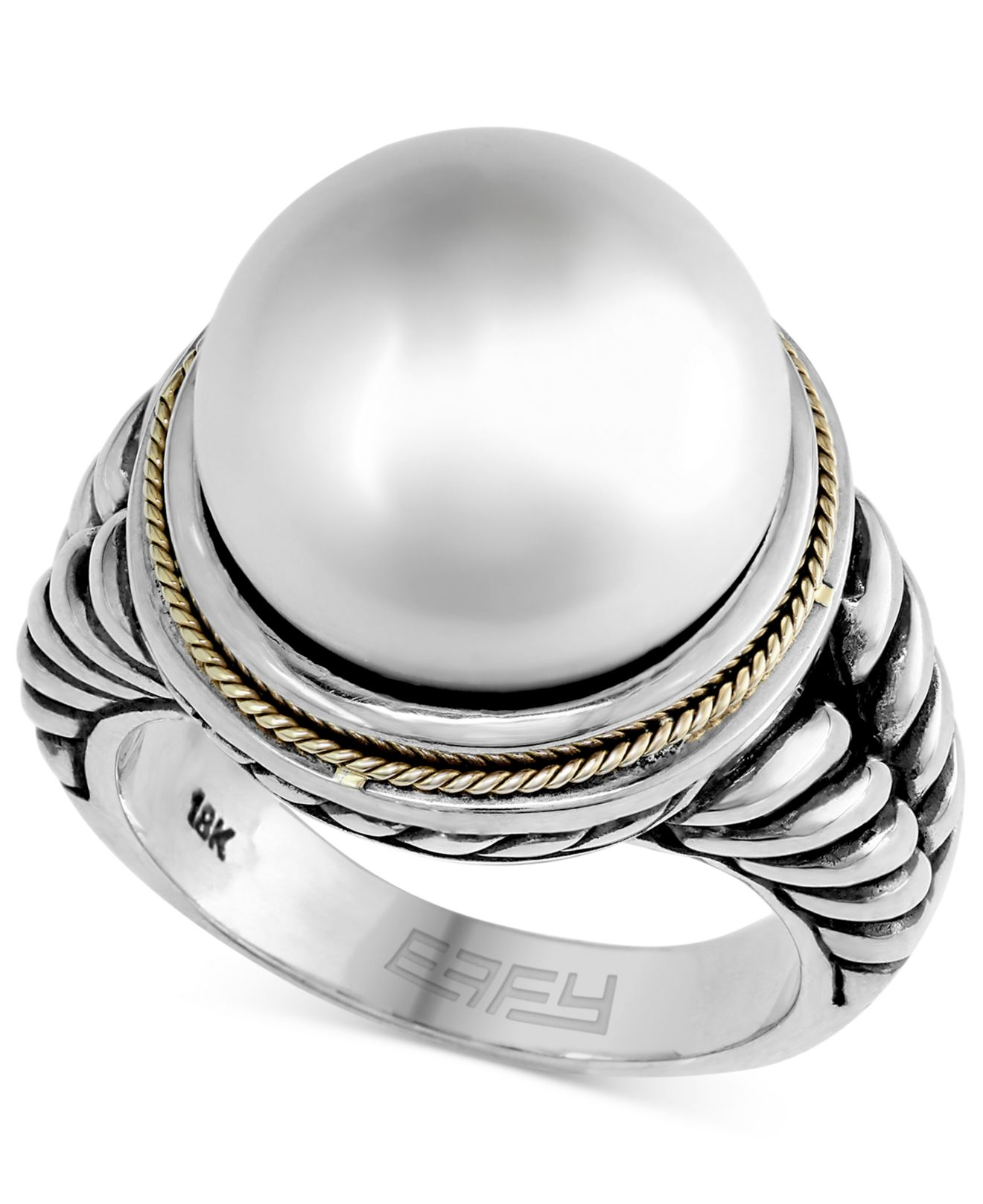 Effy collection Effy Cultured Freshwater Pearl  Ring  14mm 