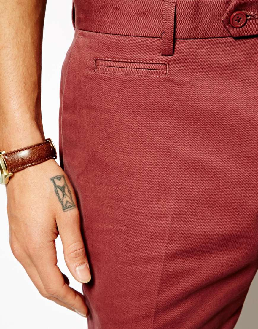 mens tapered chino shorts