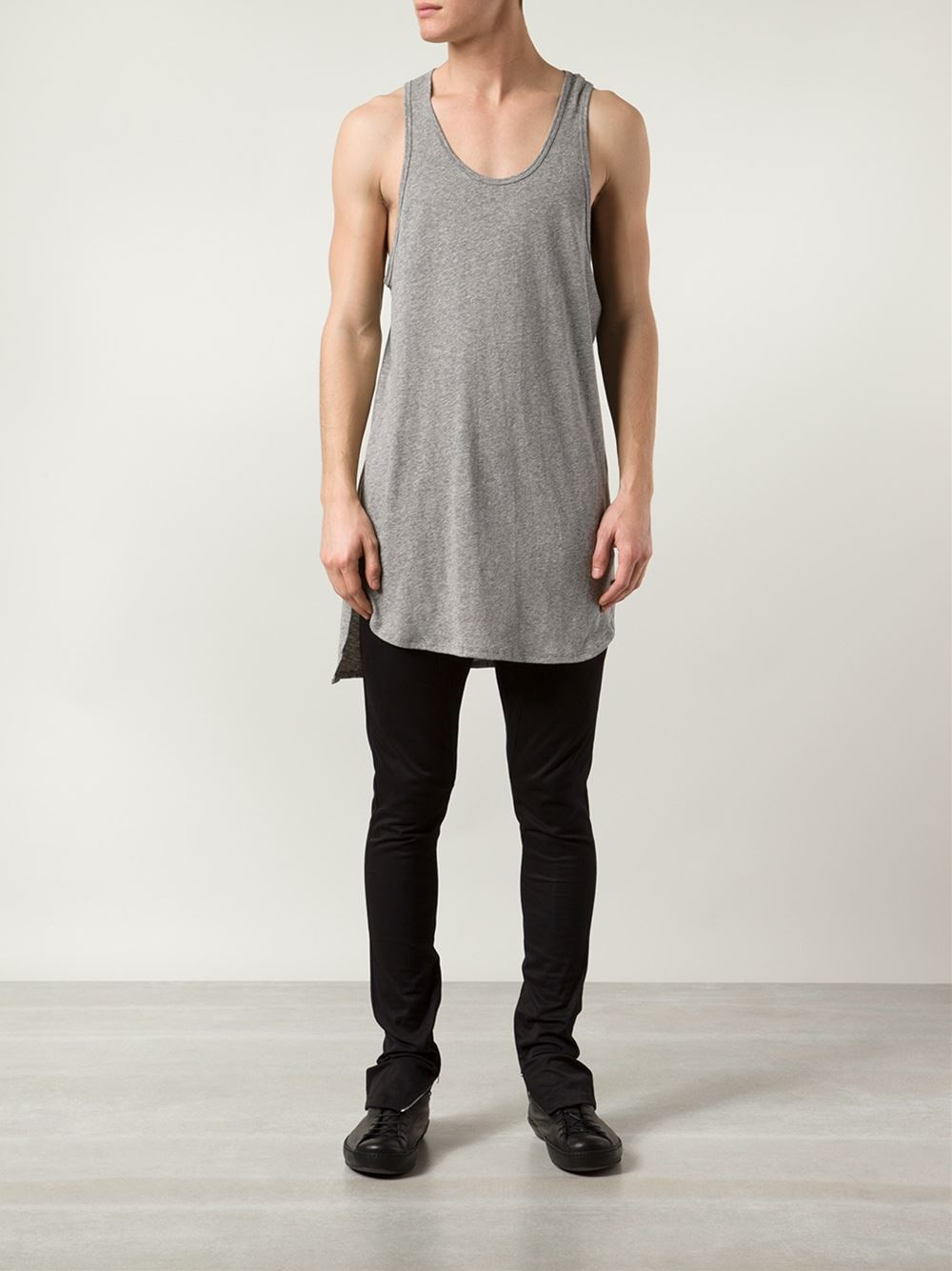 Fear Of God Long Tank Top in Gray for Men Lyst