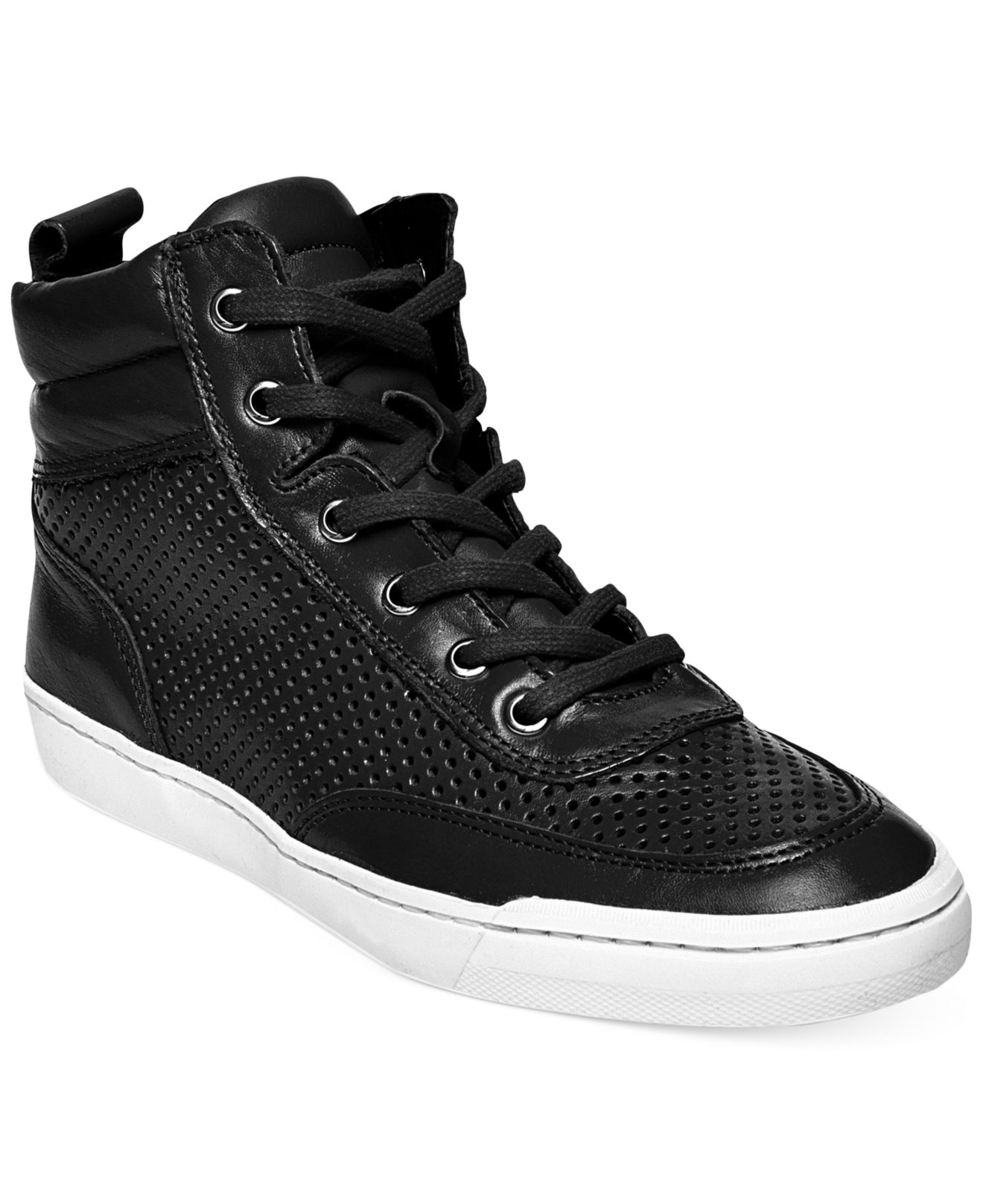 Lyst - Steve Madden Womens Mikeyy High Top Sneakers In Black-1016