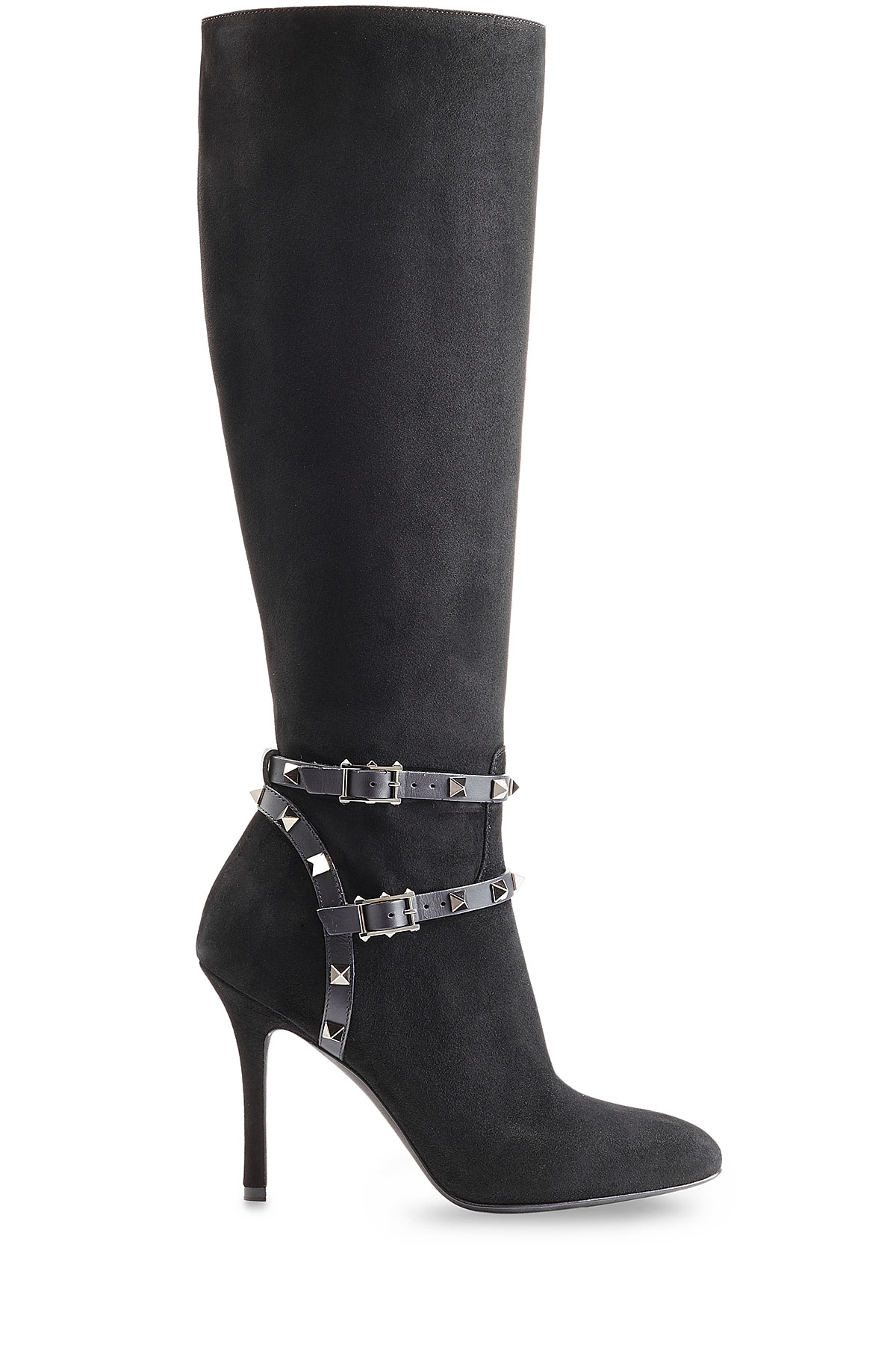 valentino suede over the knee boots