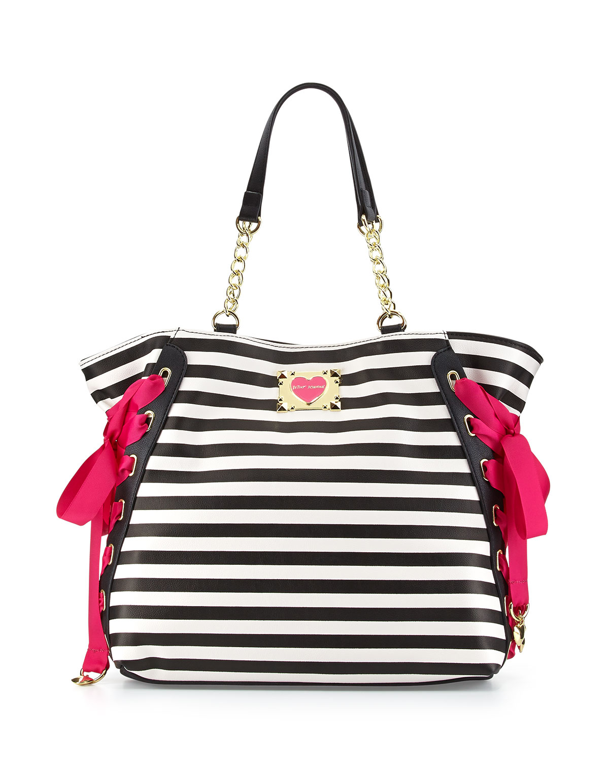 Lyst - Betsey Johnson Mix-N-Match Tote Bag in Black