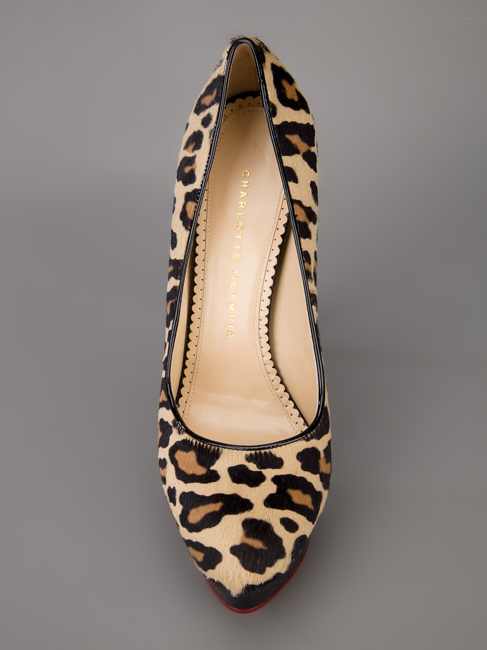 Lyst Charlotte Olympia Dolly Platform Pump in Brown