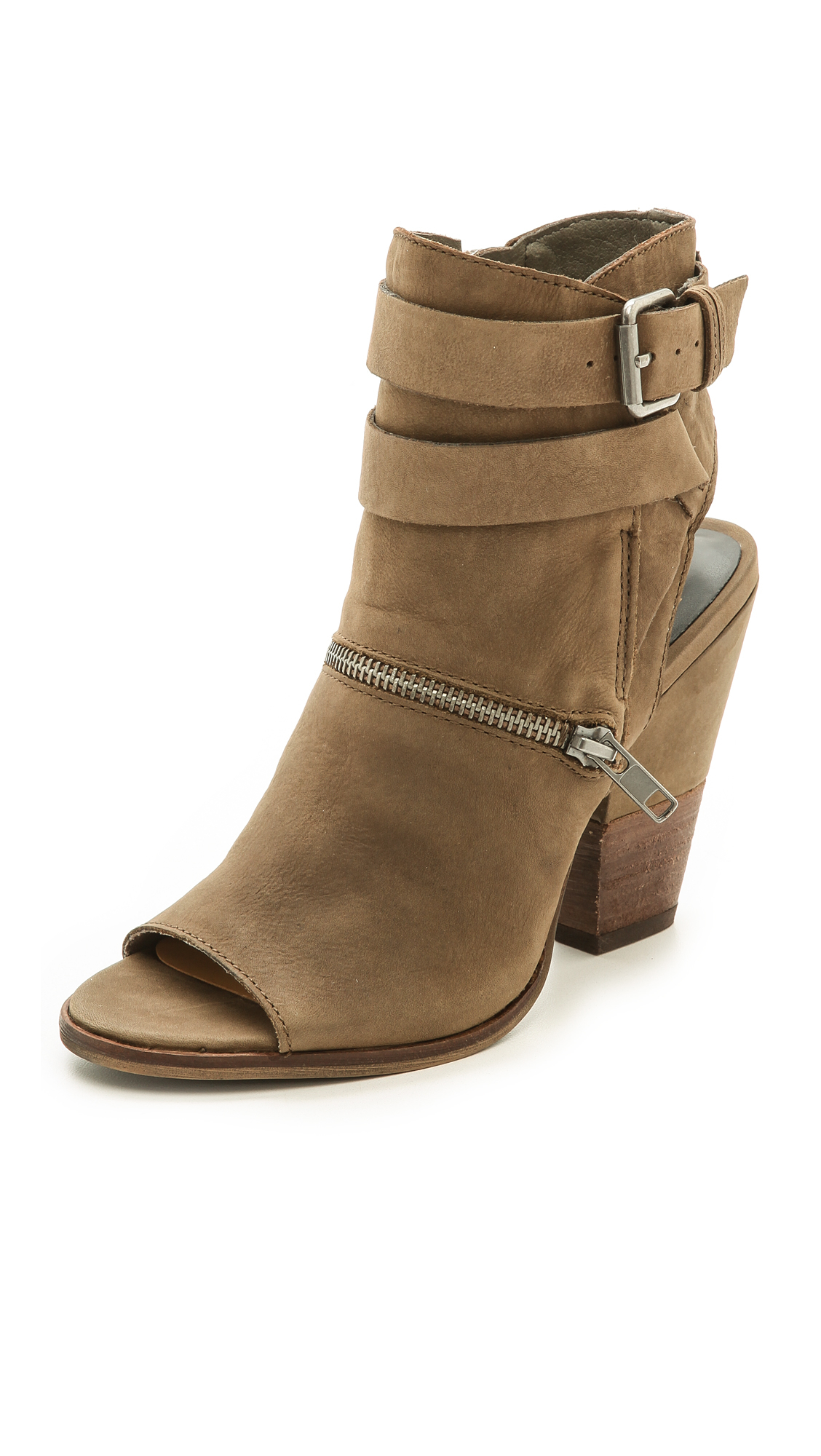 dolce vita open toe booties