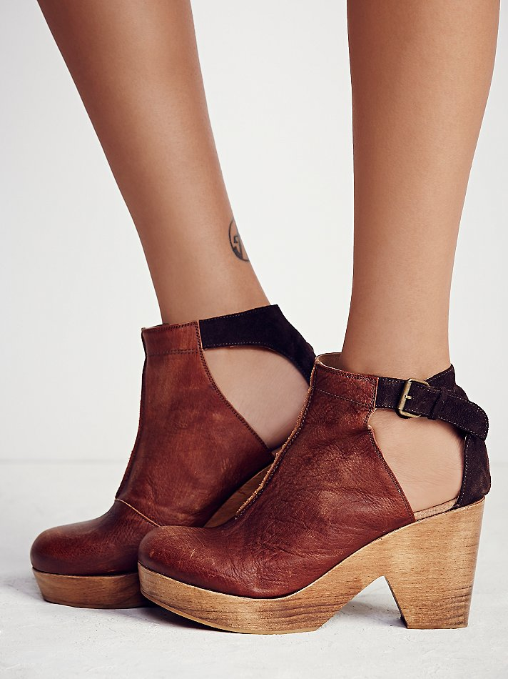 Free People Leather Pasadena Clog By Fp Collection in 