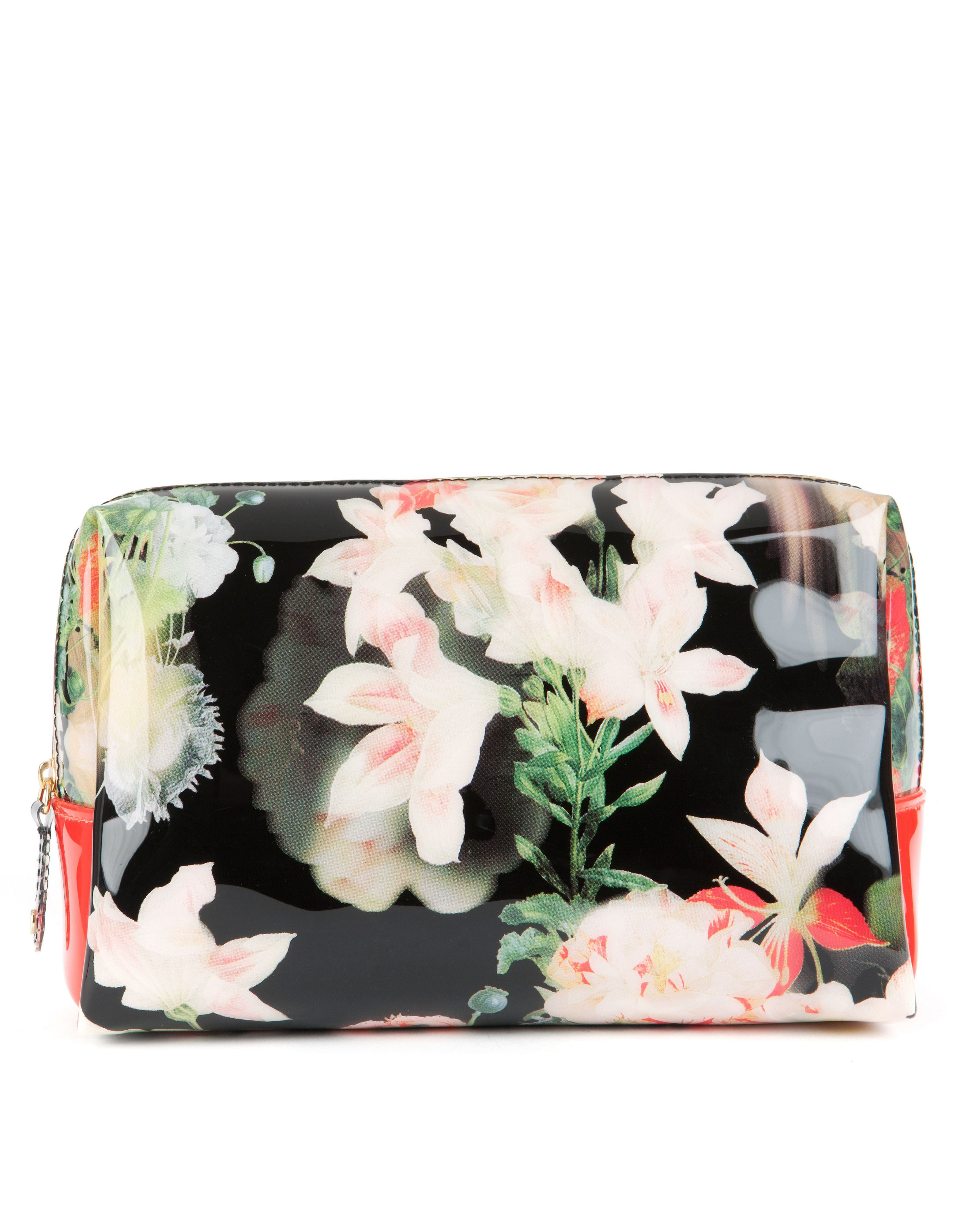 Ted Baker Tesino Opulent Bloom Large Wash Bag in Multicolor (Black) | Lyst