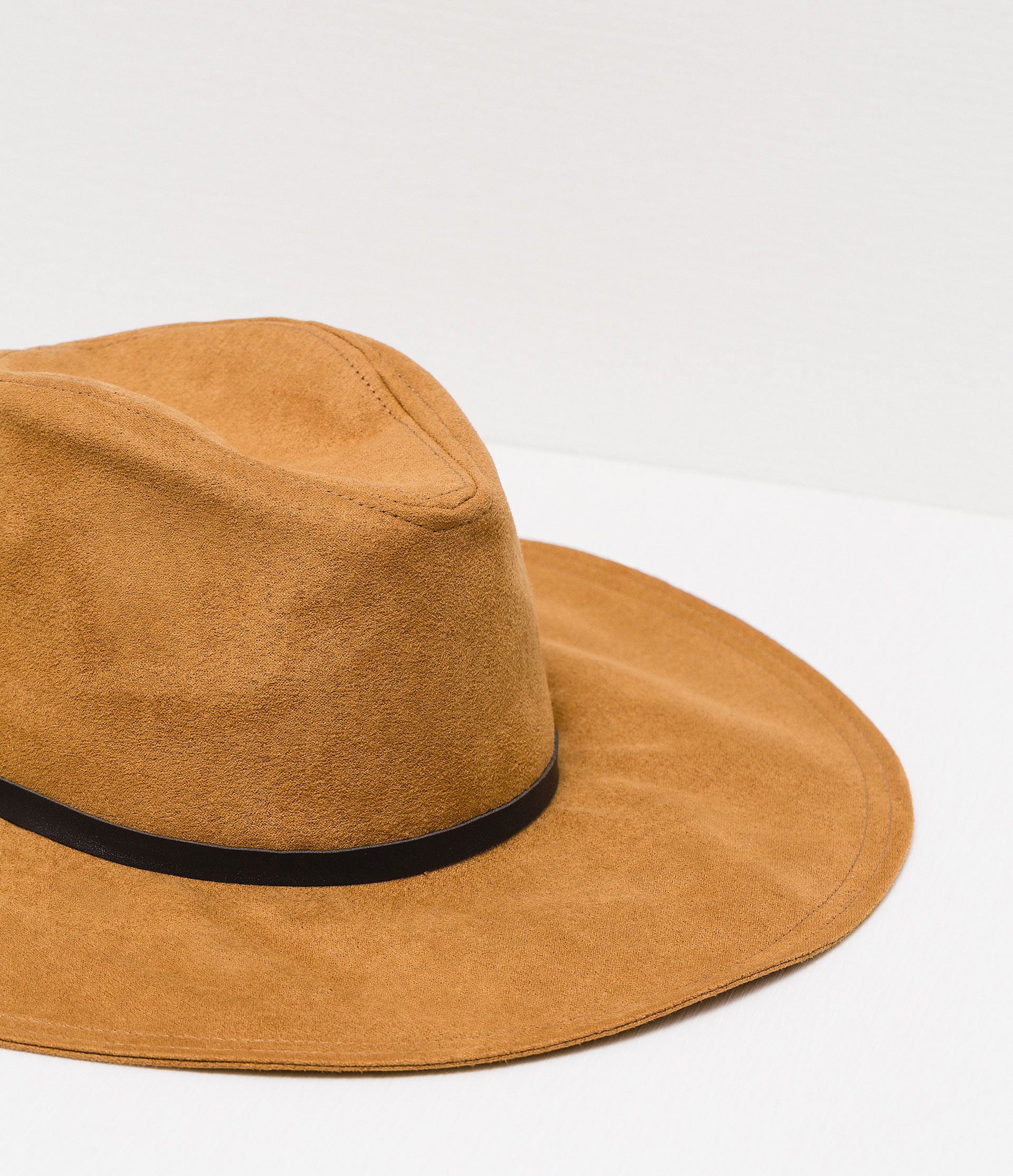 Zara Leather Style Fabric Hat in Beige (Camel) Lyst