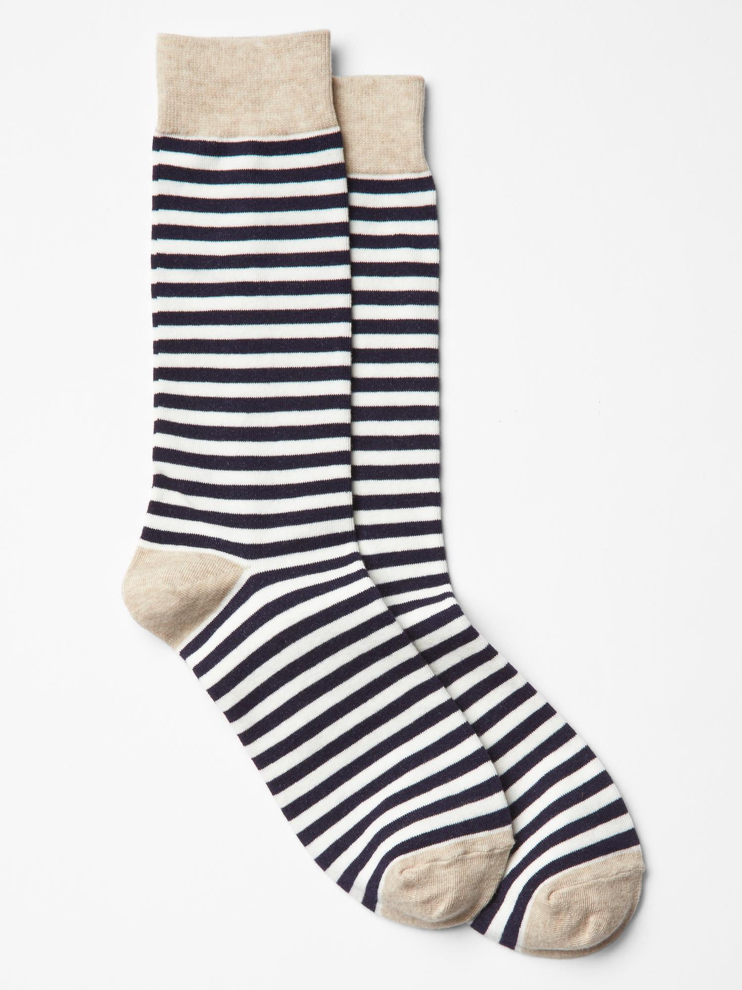 Gap | Blue Stripe Crew Socks for Men | Lyst