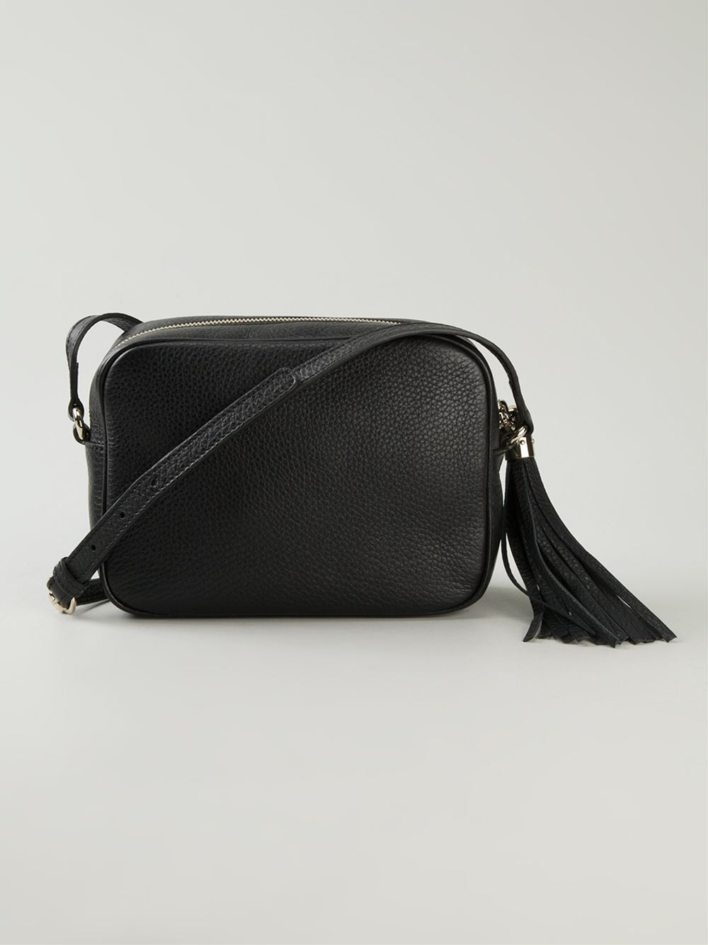 Lyst - Gucci Soho Leather Cross-body Bag in Black