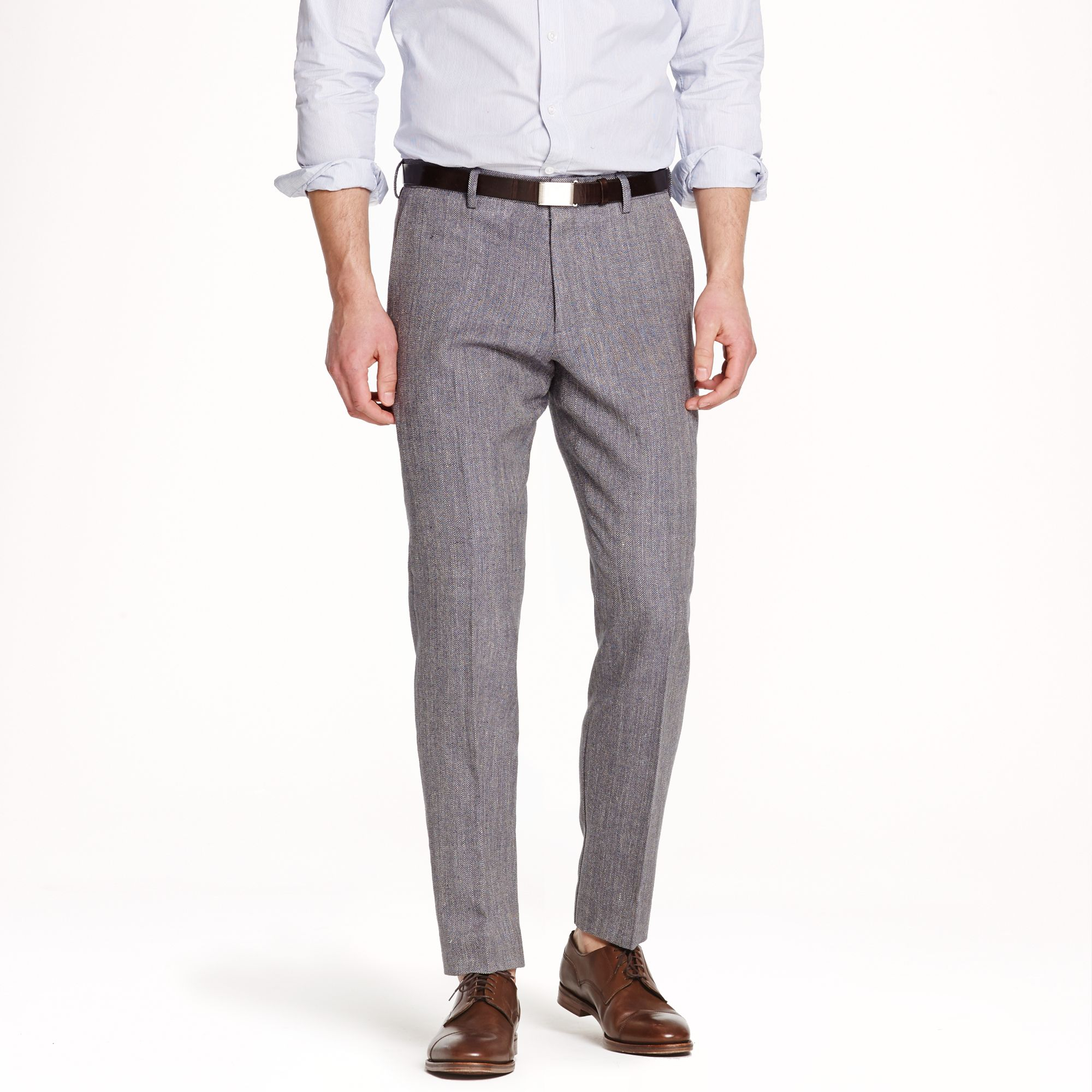 J.crew Ludlow Suit Jacket In Herringbone Italian Cotton-silk in Gray ...