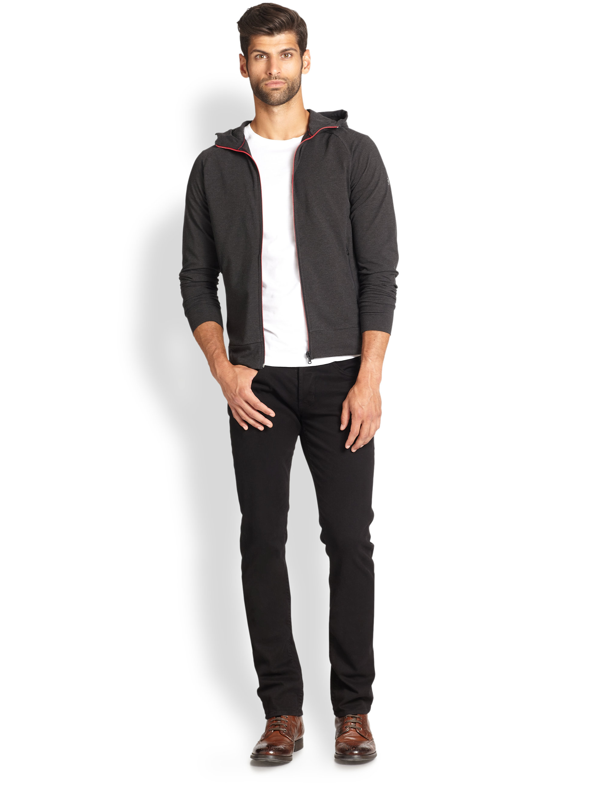 Lyst Victorinox Fullzip Hoodie in Gray for Men