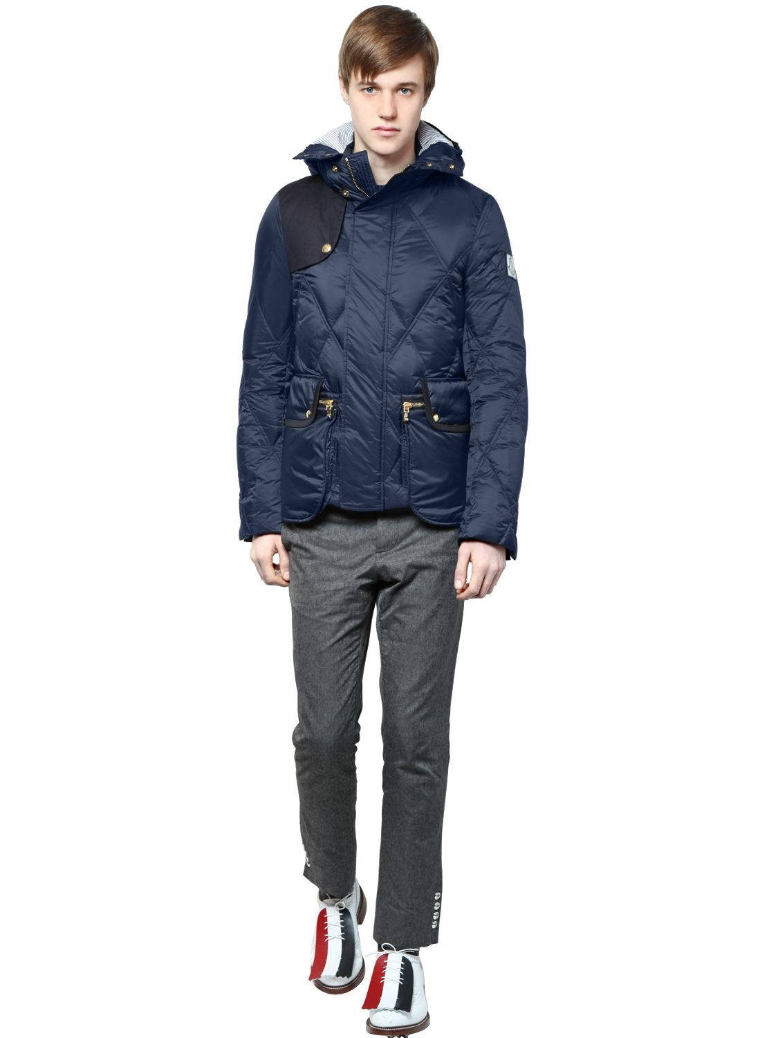 moncler gamme bleu padded coat moncler gamme bleu padded coat