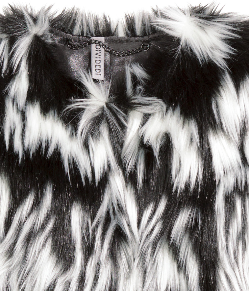 Black Fur Coat H M Tradingbasis Faux Fur Coat H M Black And White Irresistible Me Hair Extensions
