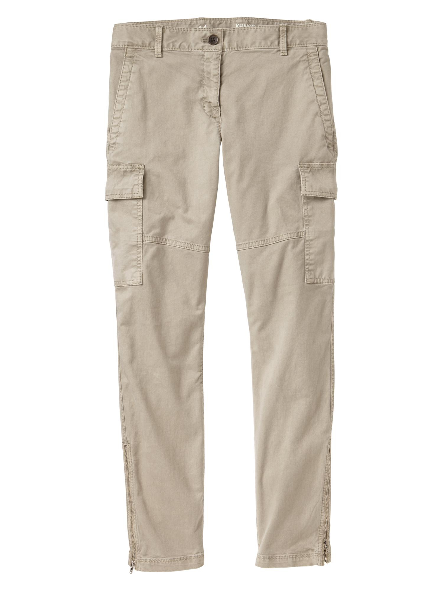 Gap Skinny Mini Cargo Khakis in Green (OLIVE BRANCH) | Lyst