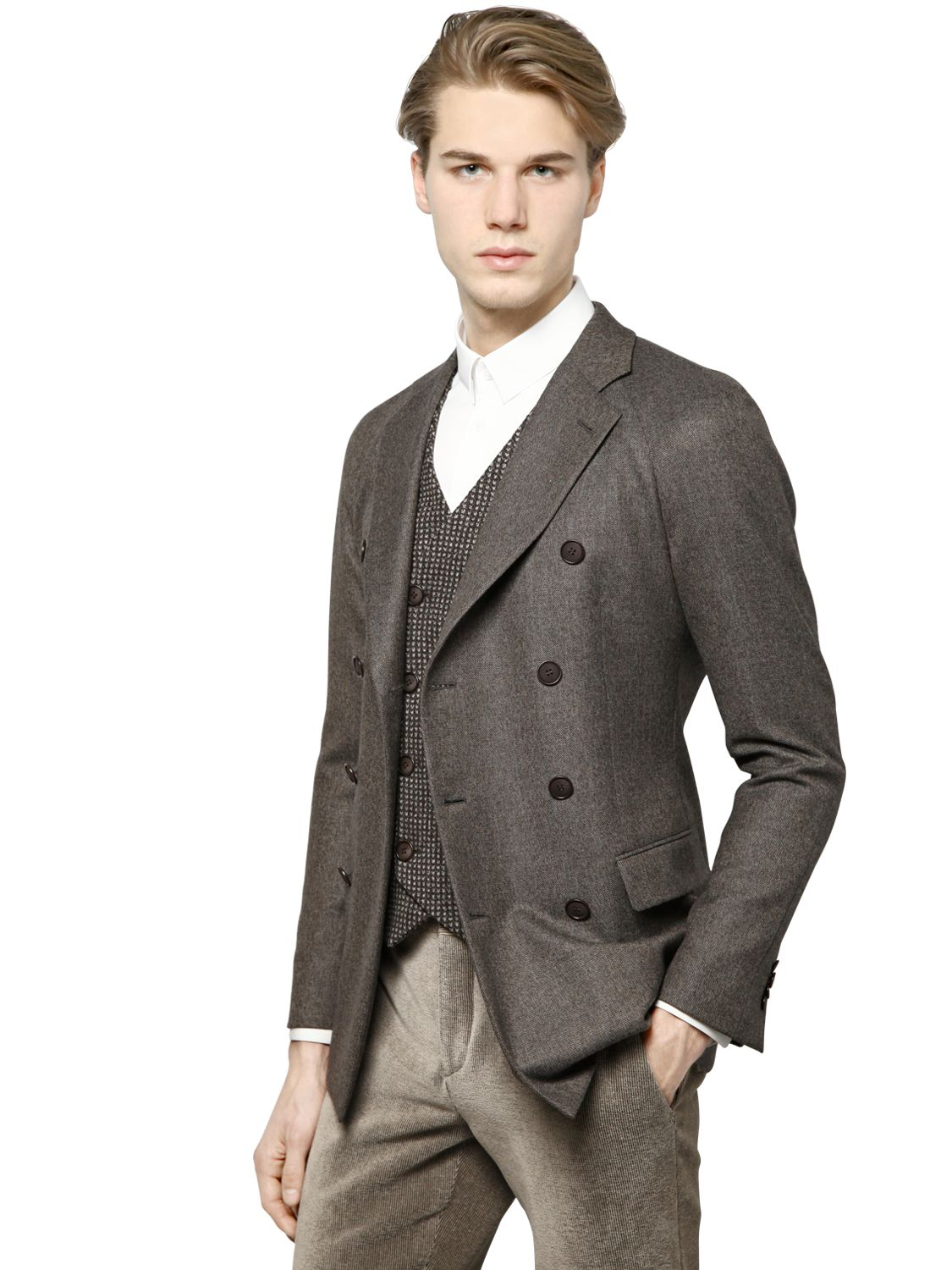 armani tweed suit