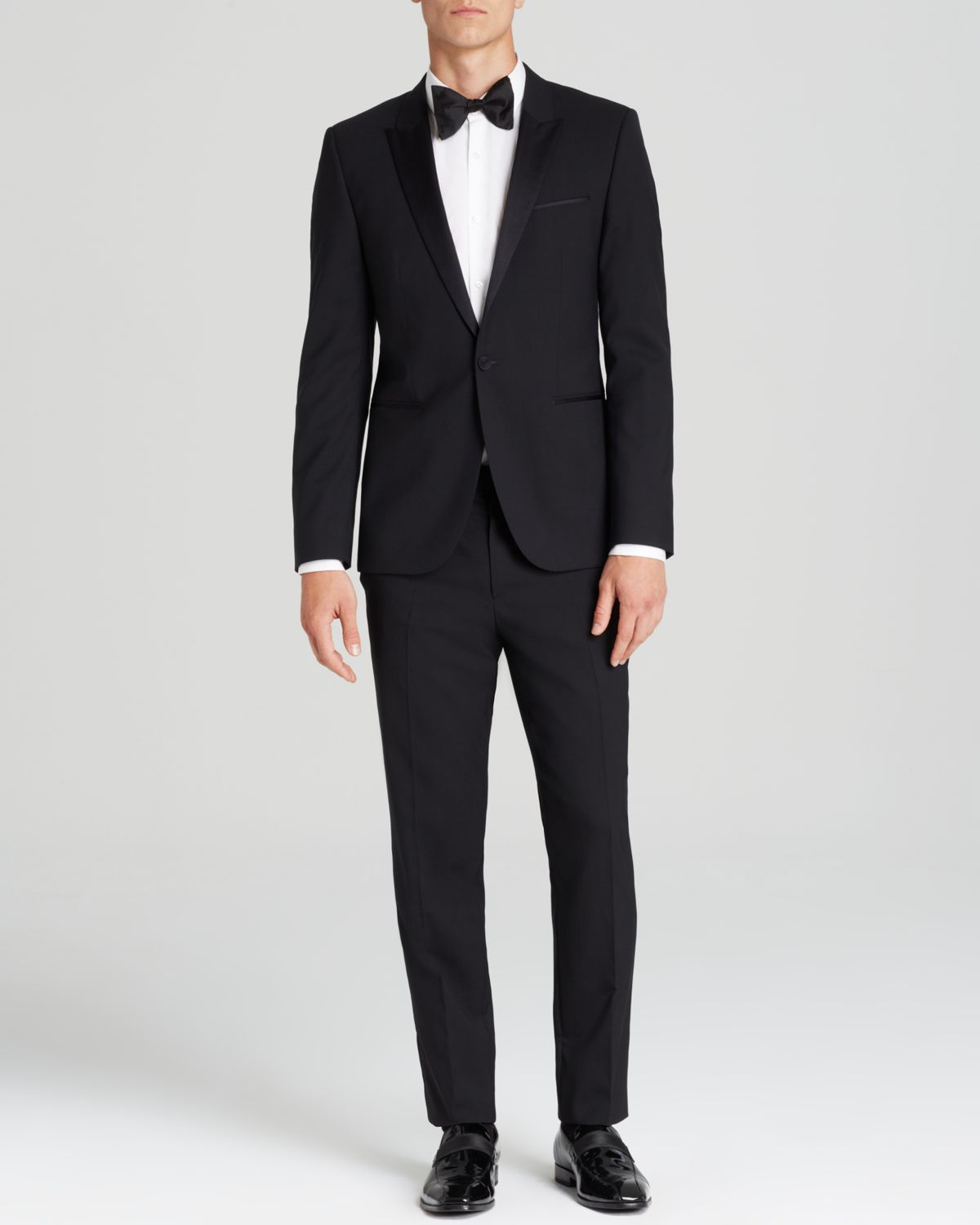 Boss Hugo Basic Tuxedo Slim Fit in Black for Men Lyst