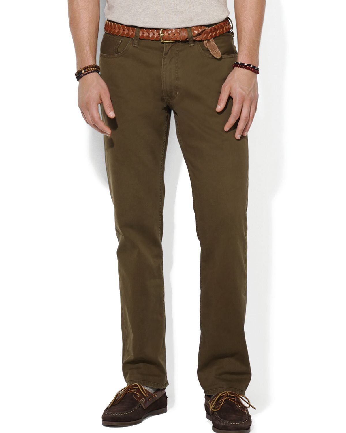 Ralph Lauren Polo Straight 5-Pocket Chino Pant - Classic Fit in Green ...