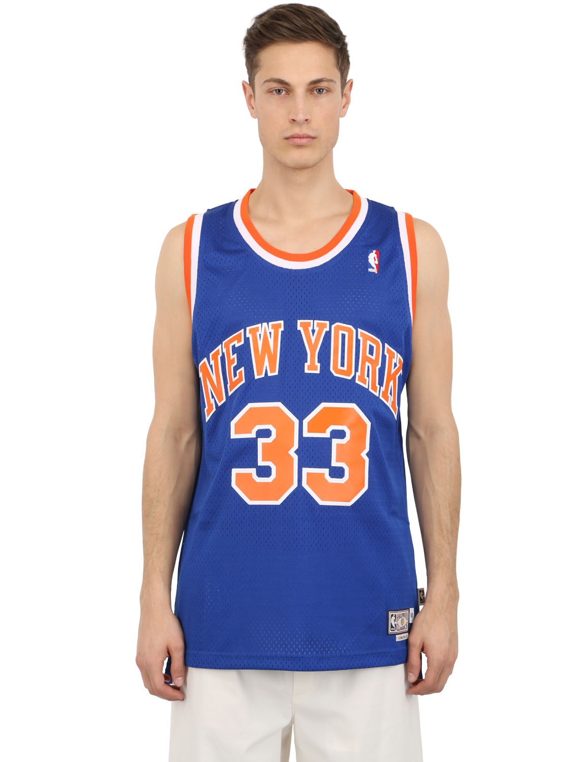 Adidas Patrick Ewing New York Knicks Nba Jersey in Blue | Lyst