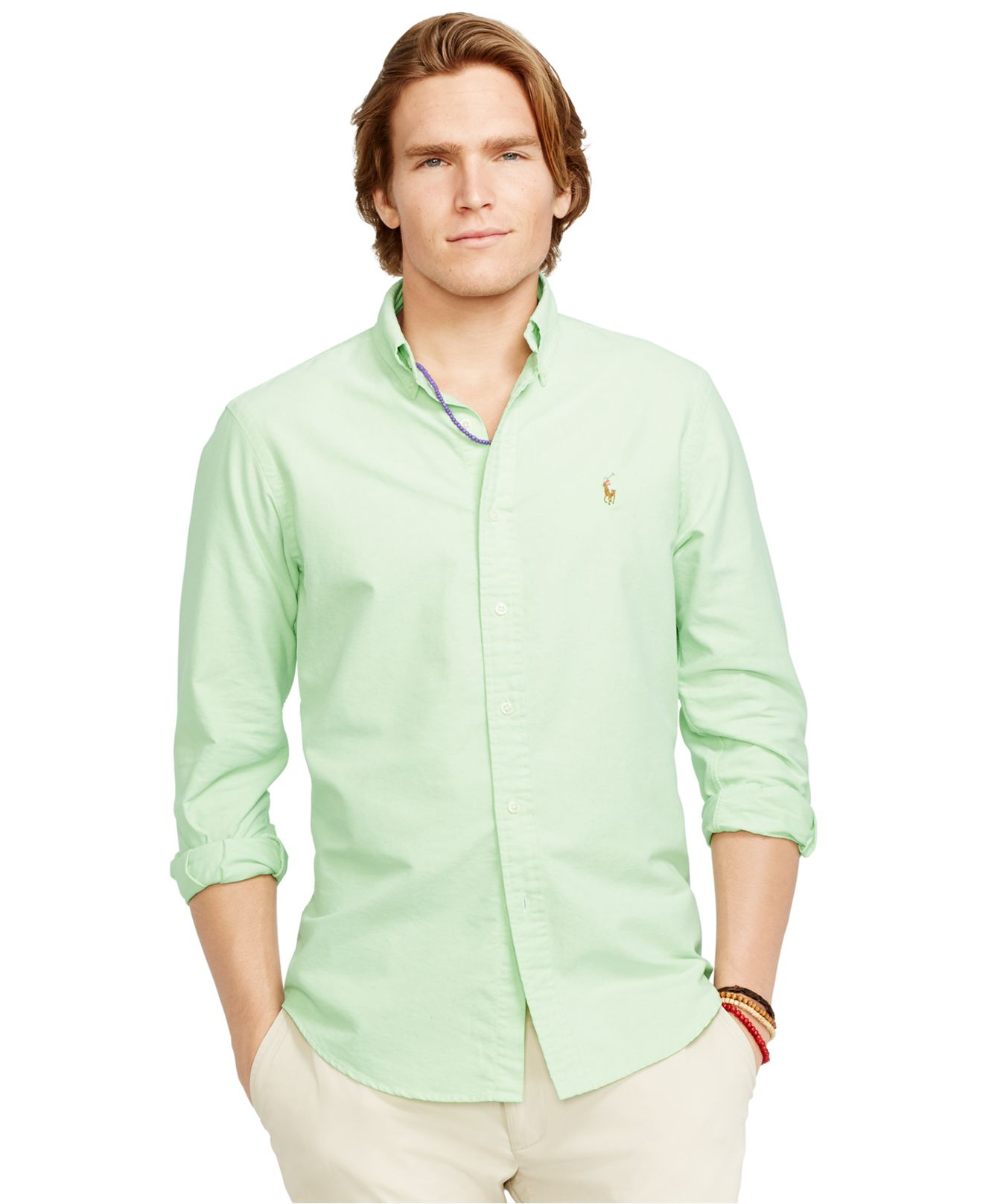 macy's polo button down shirts