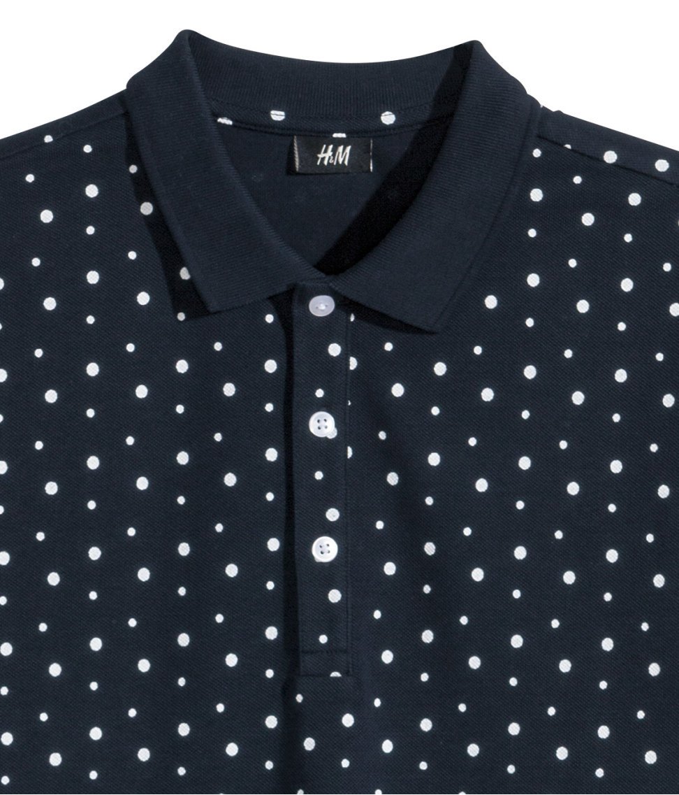 h&m men's polo shirt